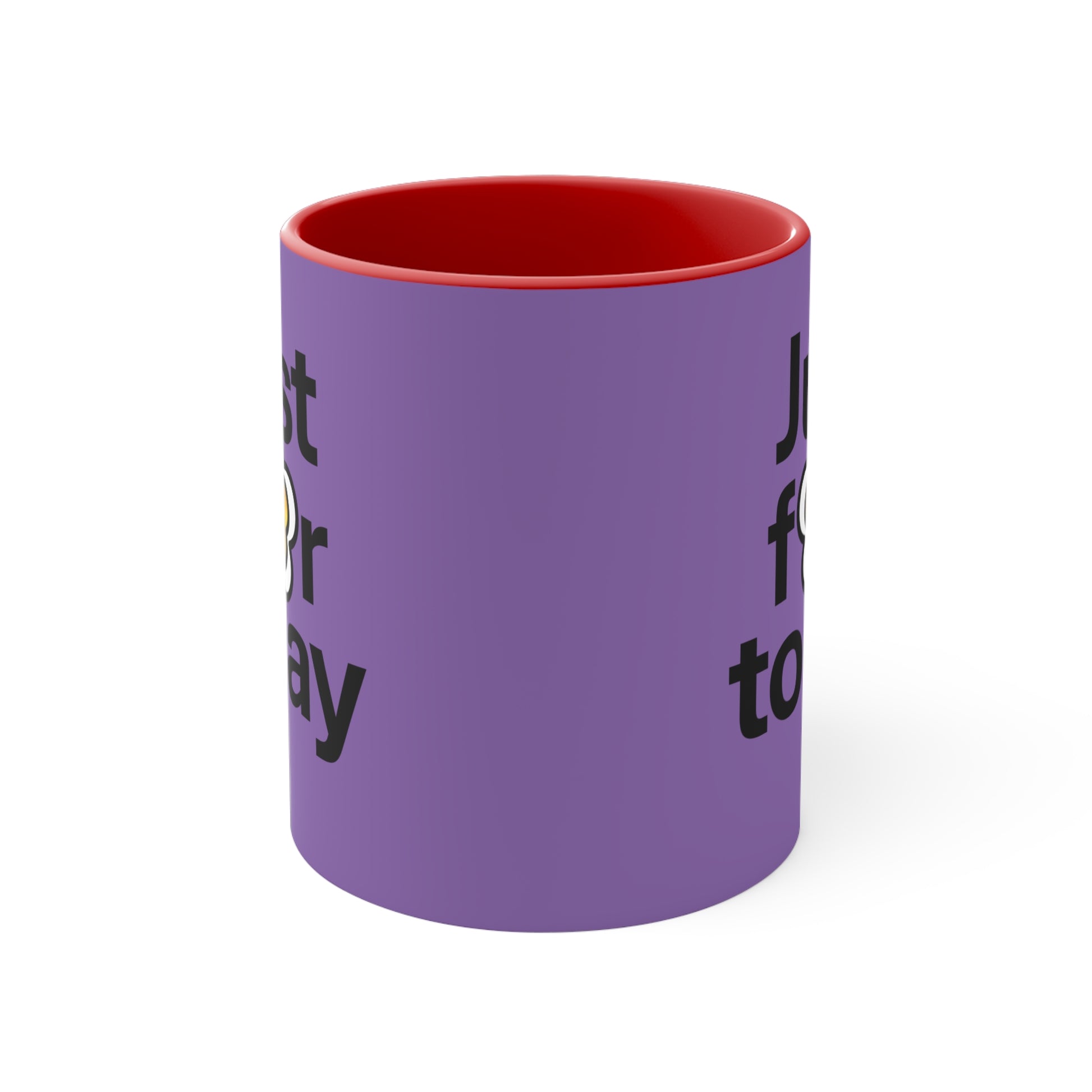 P🌺🌺P2Poppies Just for Today – Motivational Recovery Mug