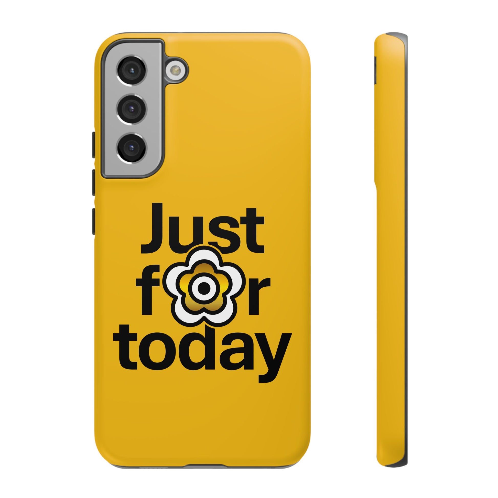 P🌺🌺P2Poppies Just for Today Samsung Phone Case – Inspirational Recovery Protection