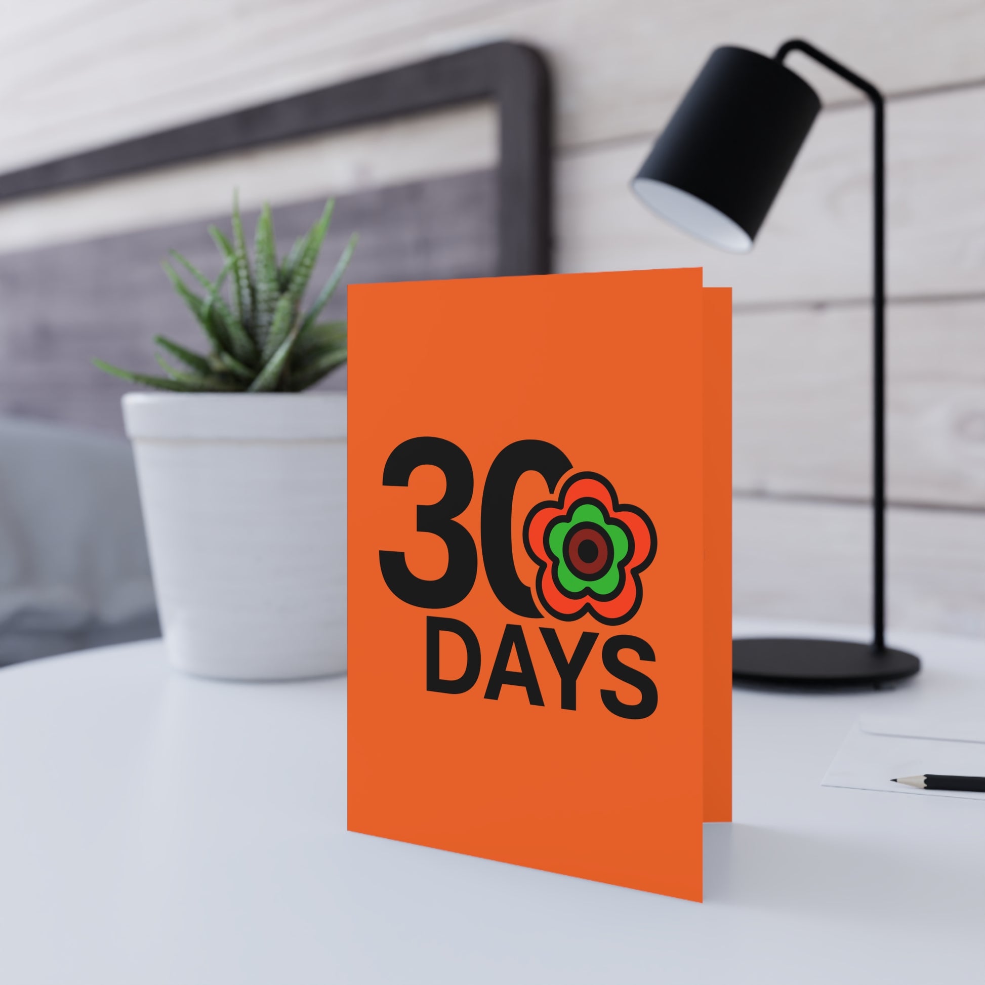 P🌺🌺P2Poppies 30 Days Milestone Greeting Card