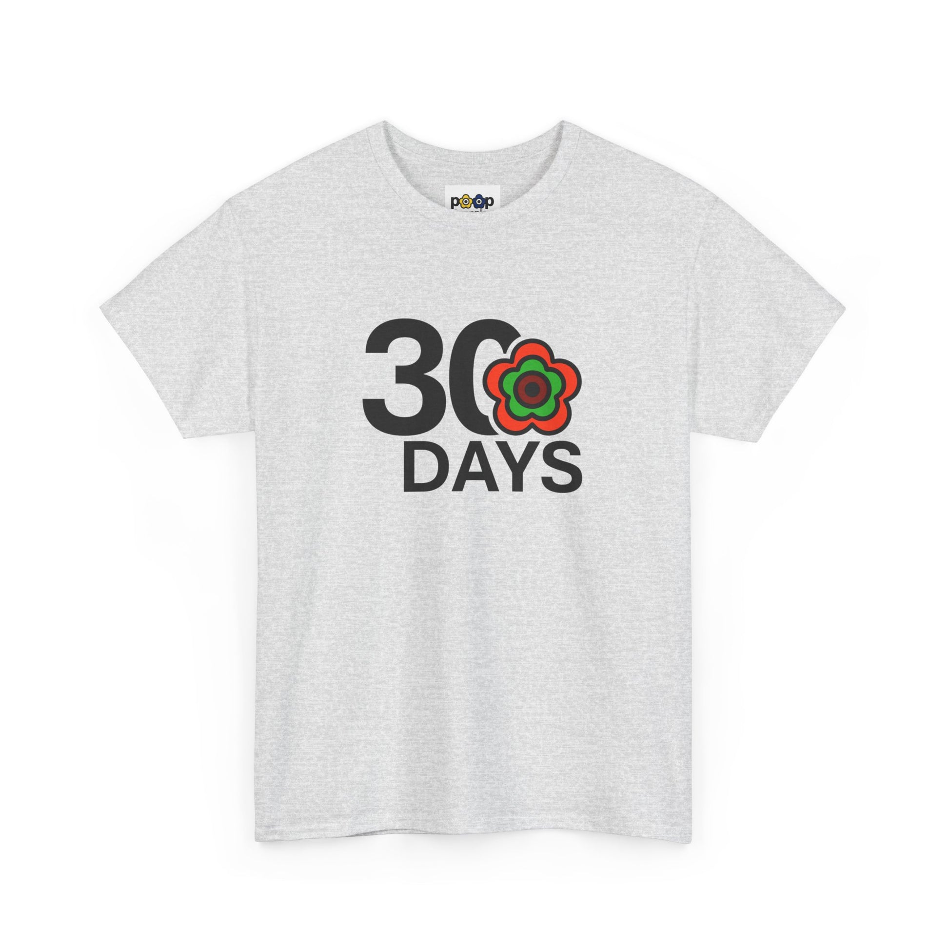 P🌺🌺P2Poppies 30 Days Sober – Motivational Recovery T-Shirt