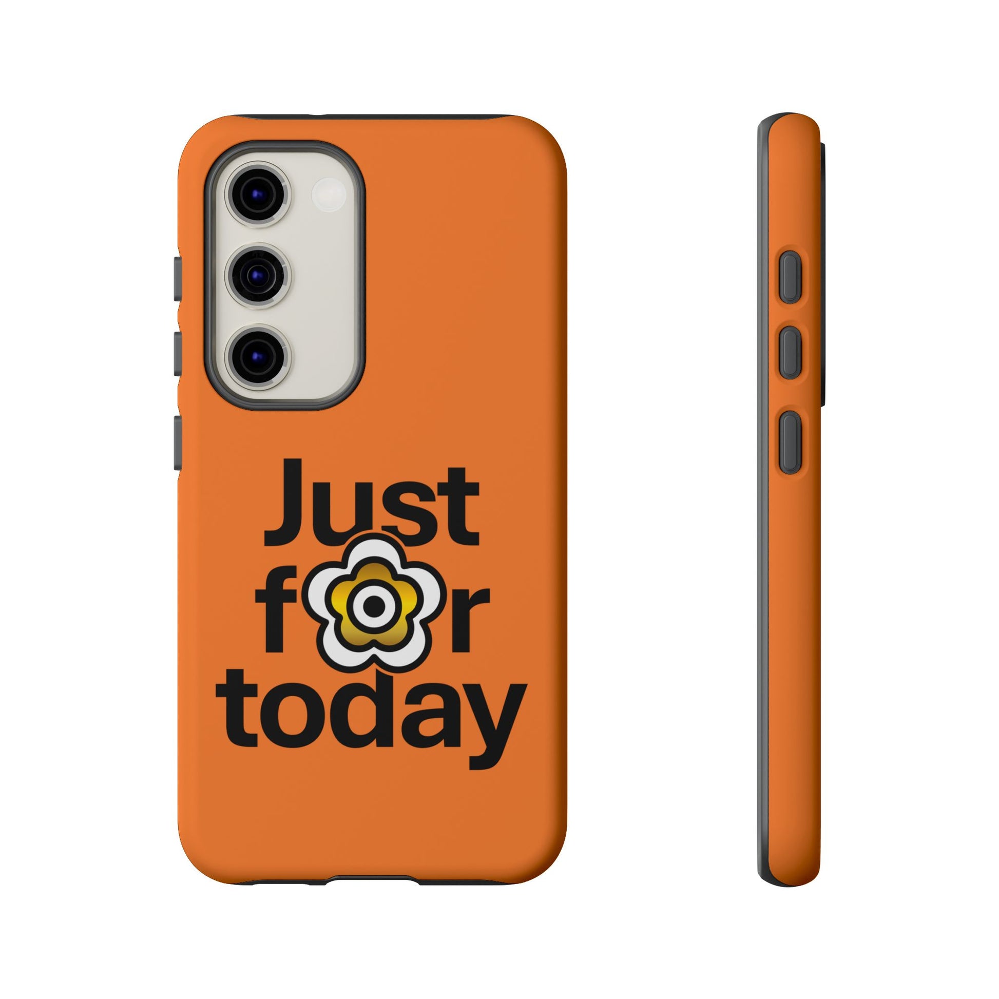 P🌺🌺P2Poppies Just for Today Samsung Phone Case – Inspirational Recovery Protection