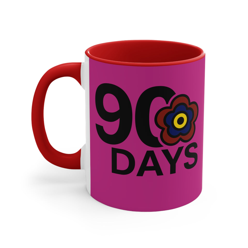 P🌺🌺P2Poppies 90 Days – Motivational Recovery Mug