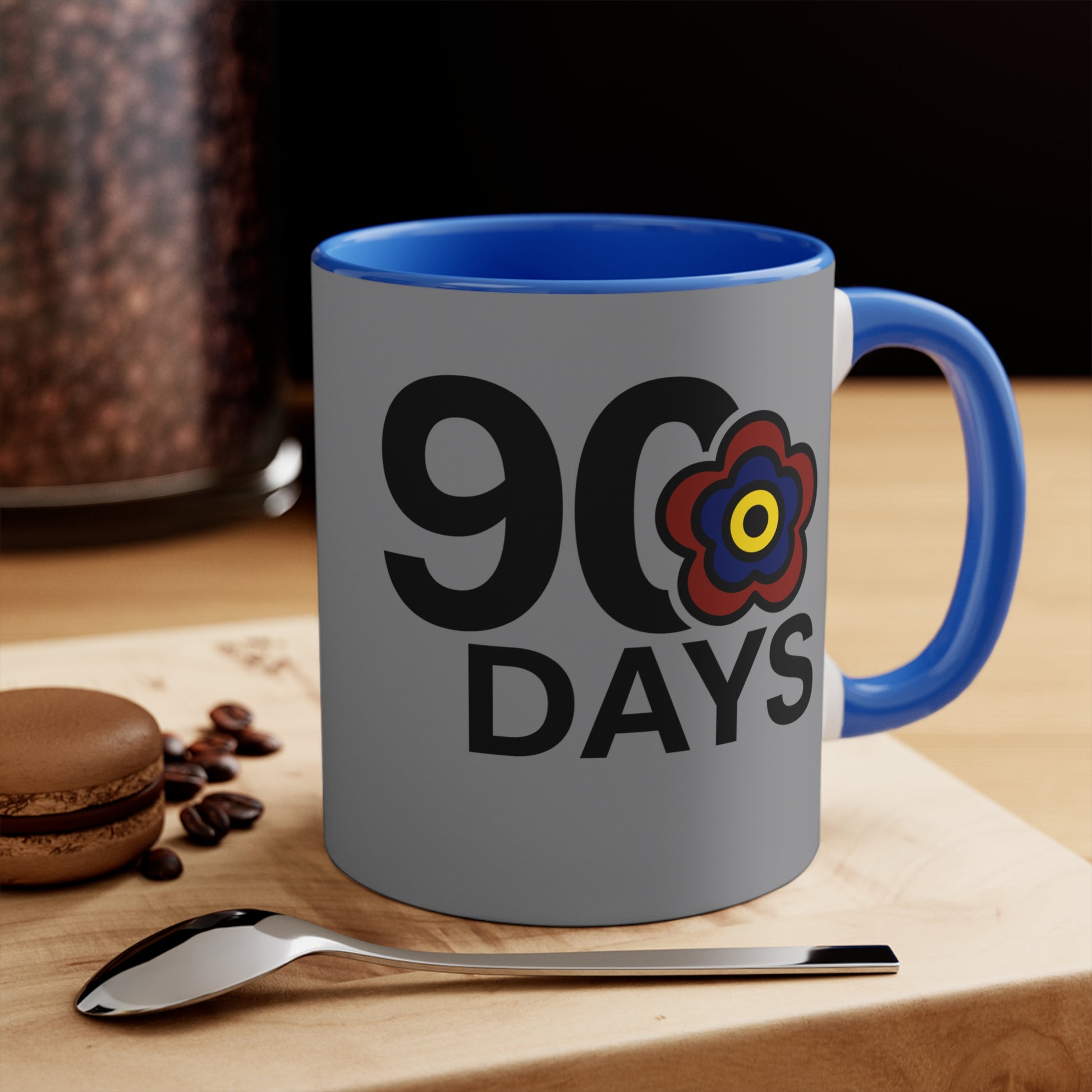 P🌺🌺P2Poppies 90 Days – Motivational Recovery Mug