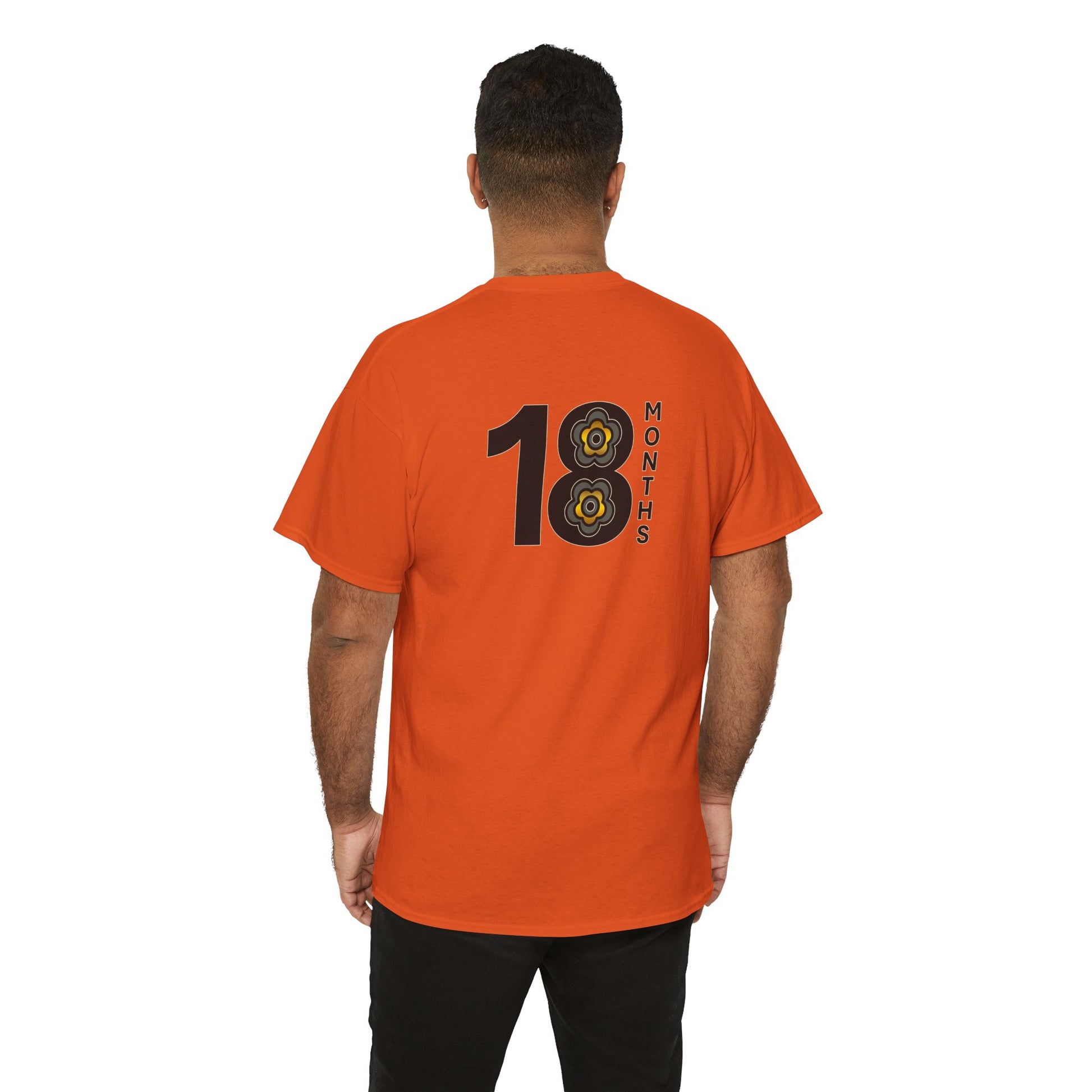 P🌺🌺P2Poppies 18 Months Sober – Motivational Recovery T-Shirt