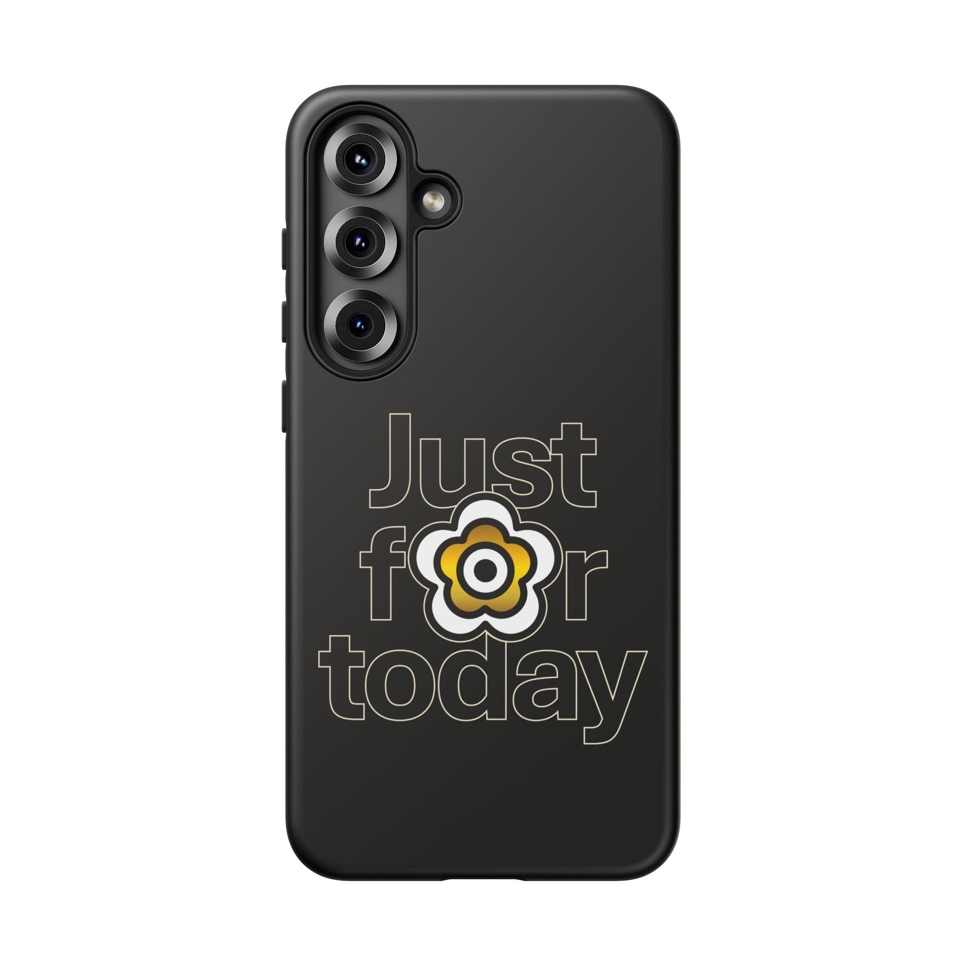 P🌺🌺P2Poppies Just for Today Samsung Phone Case – Inspirational Recovery Protection