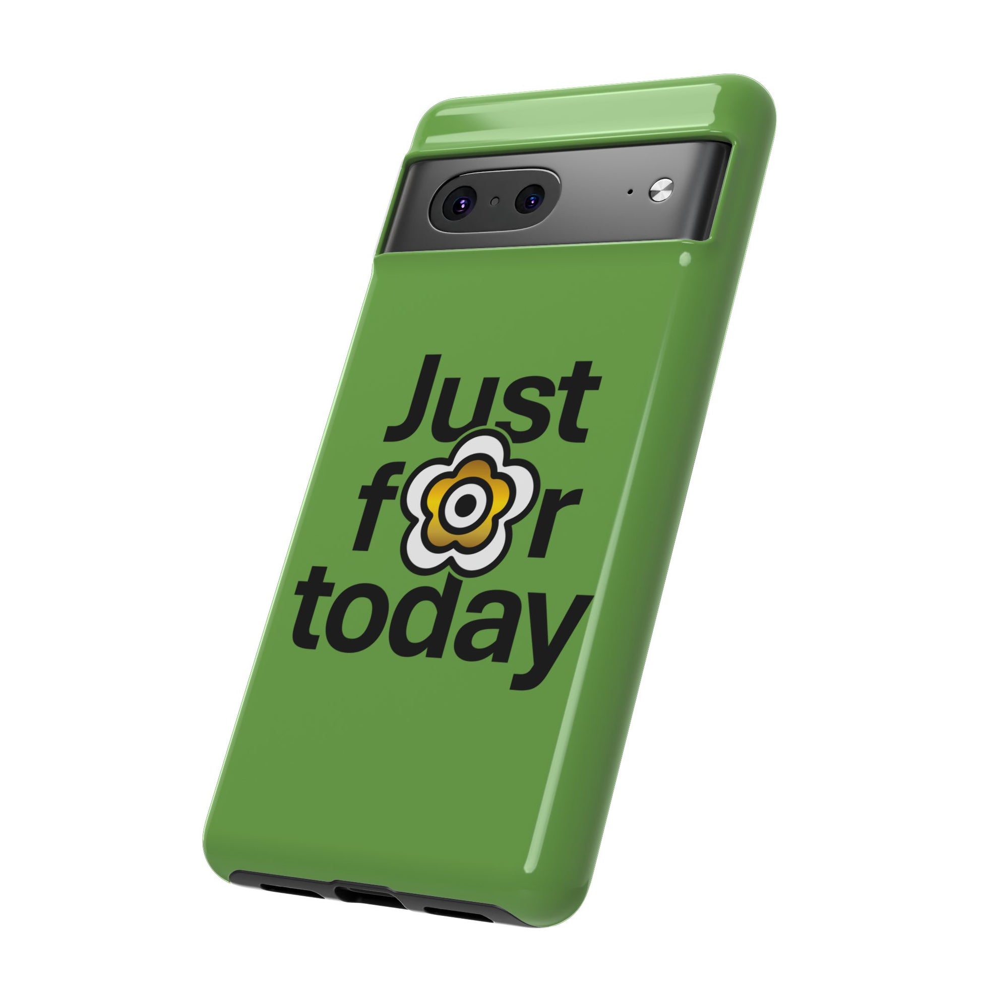 P🌺🌺P2Poppies Just for Today Google Phone Case – Inspirational Recovery Protection