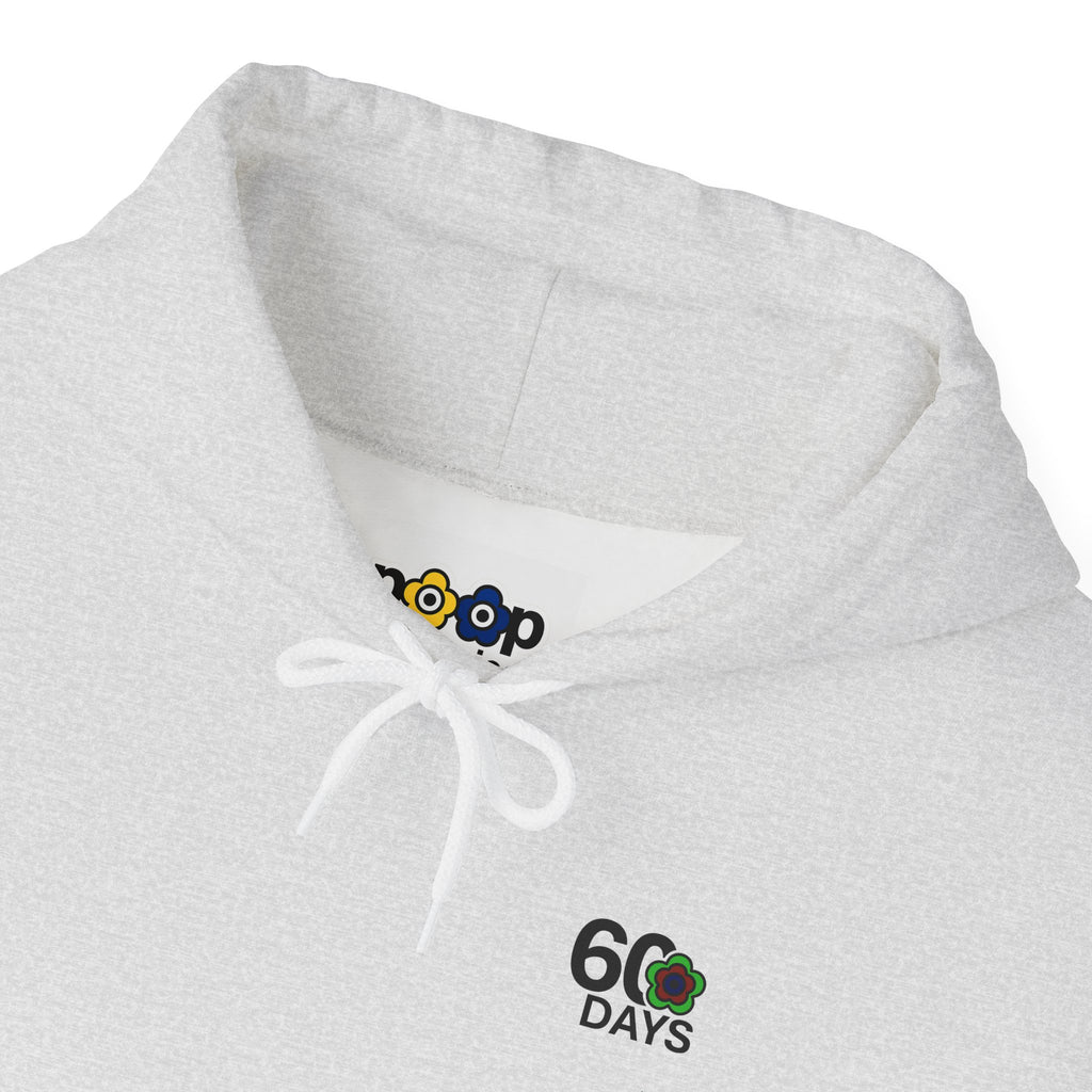 P🌺🌺P2Poppies 60 Days Sober Hoodie – Recovery Milestone Sweatshirt