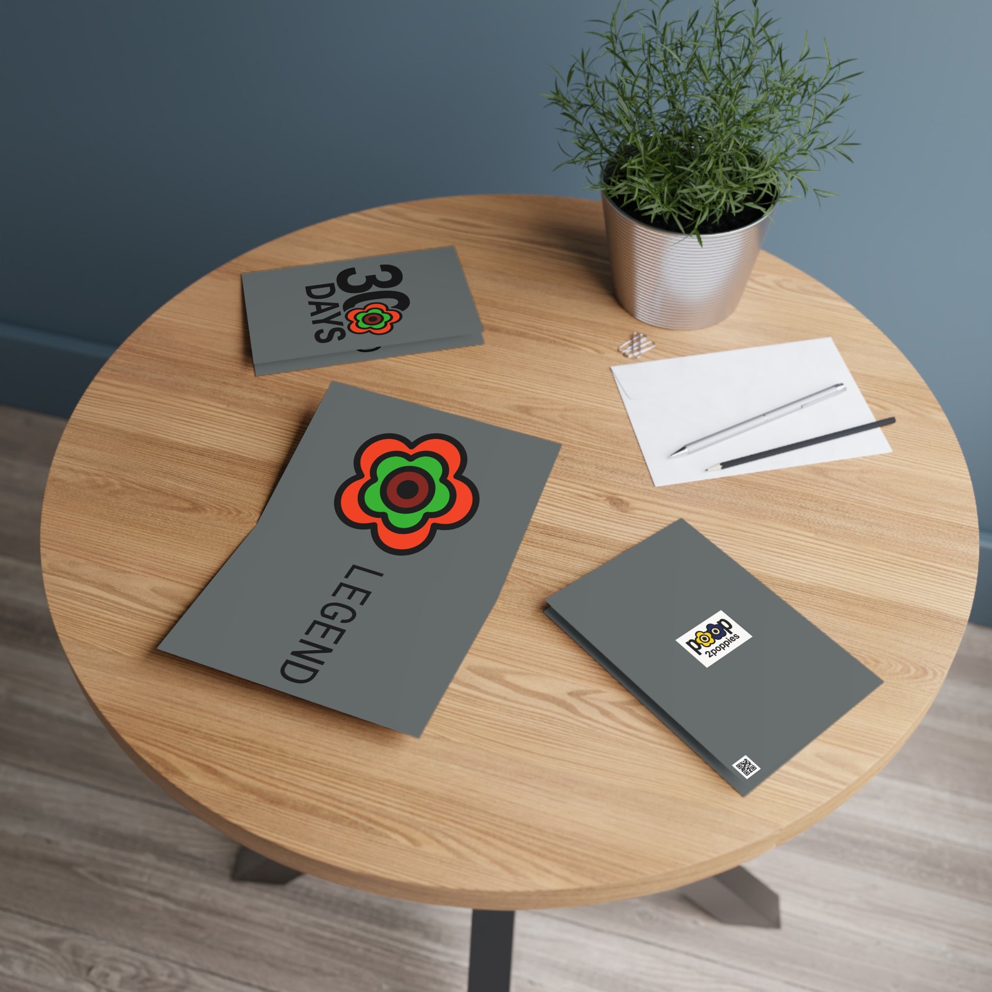 P🌺🌺P2Poppies 30 Days Milestone Greeting Card