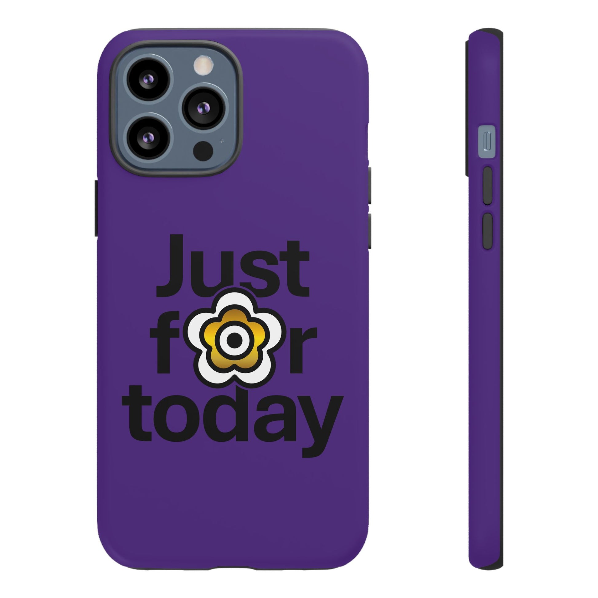 P🌺🌺P2Poppies Just for Today i-Phone Case – Inspirational Recovery Protection