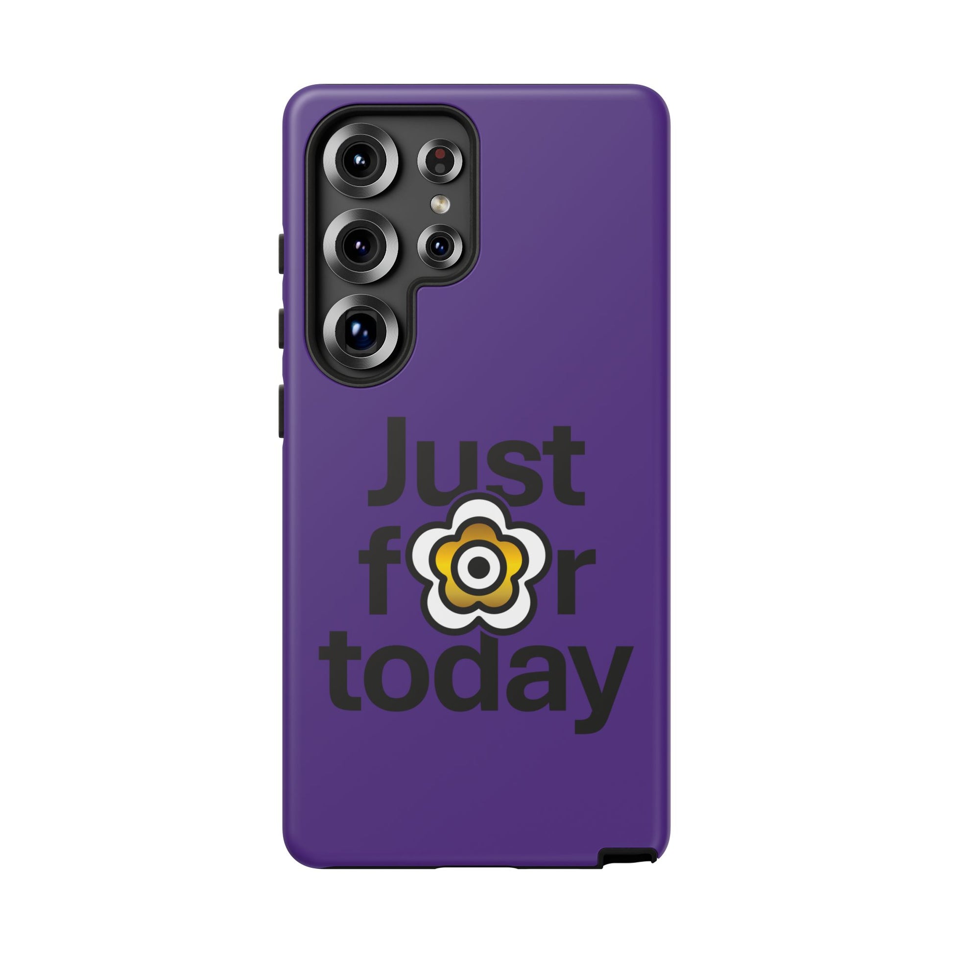 P🌺🌺P2Poppies Just for Today Samsung Phone Case – Inspirational Recovery Protection