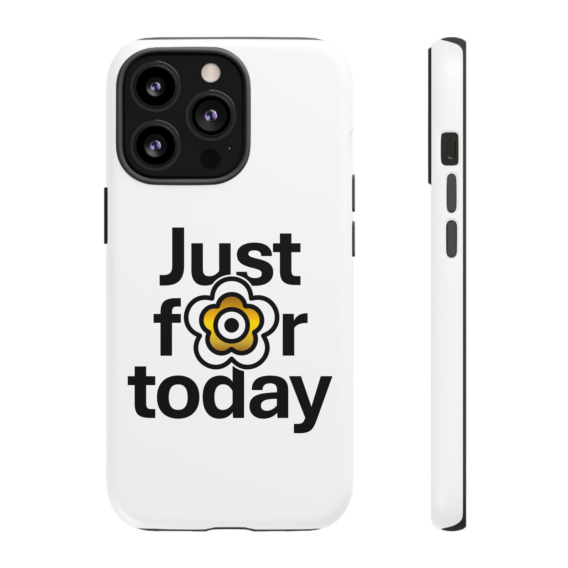 P🌺🌺P2Poppies Just for Today i-Phone Case – Inspirational Recovery Protection