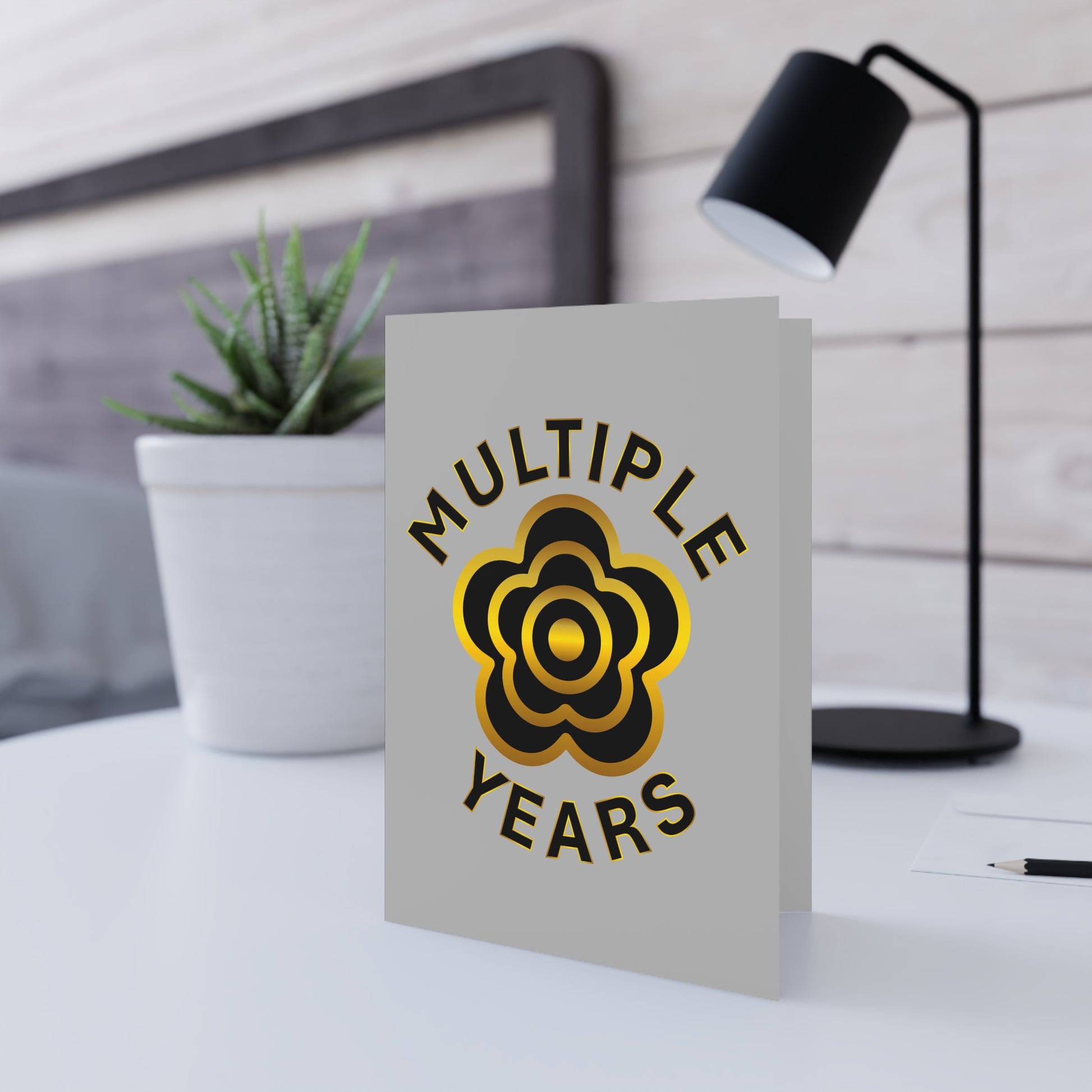 P🌺🌺P2Poppies Multiple Years Milestone Greeting Card