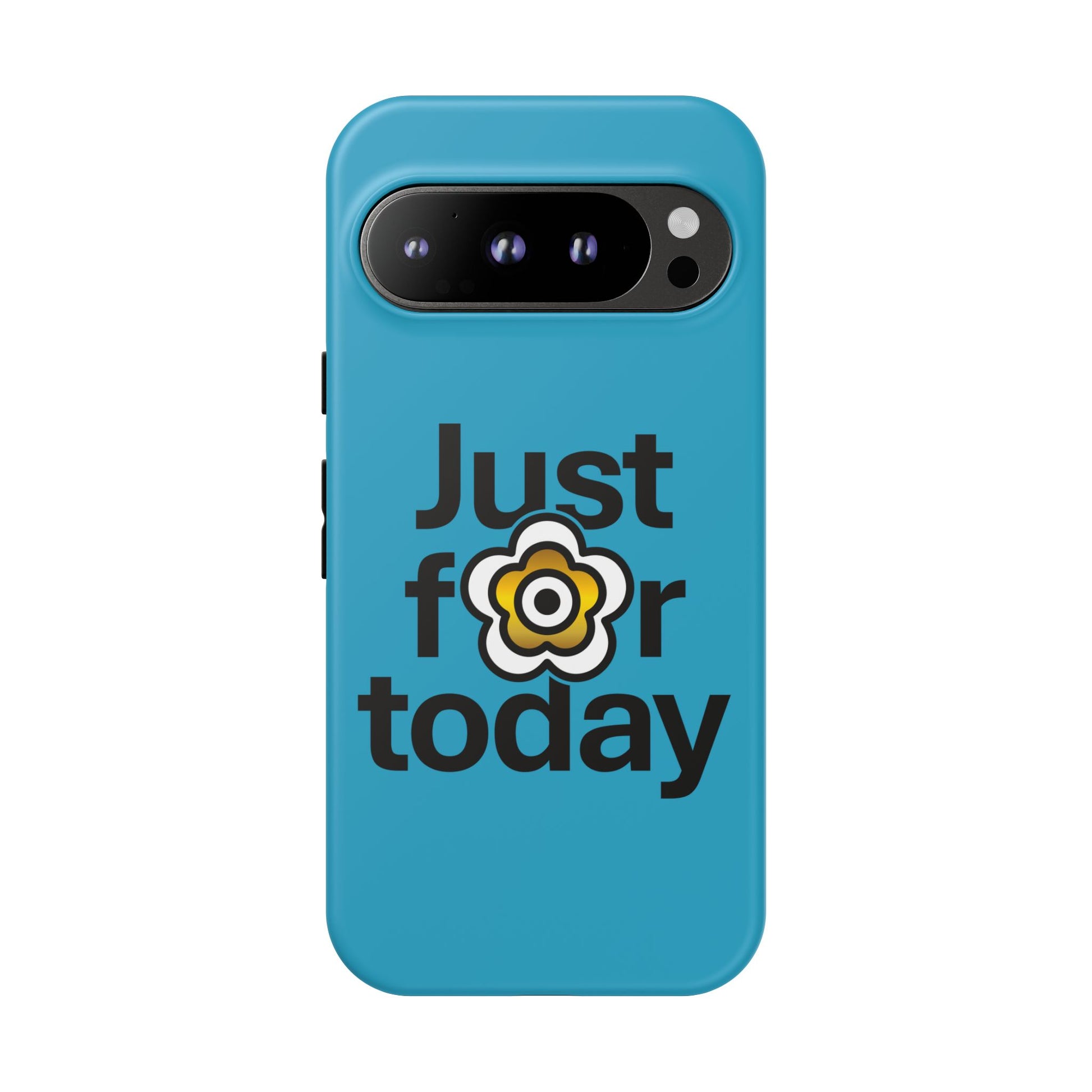 P🌺🌺P2Poppies Just for Today Google Phone Case – Inspirational Recovery Protection