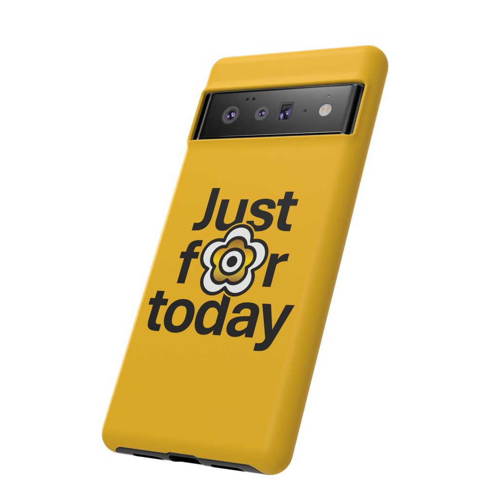 P🌺🌺P2Poppies Just for Today Google Phone Case – Inspirational Recovery Protection