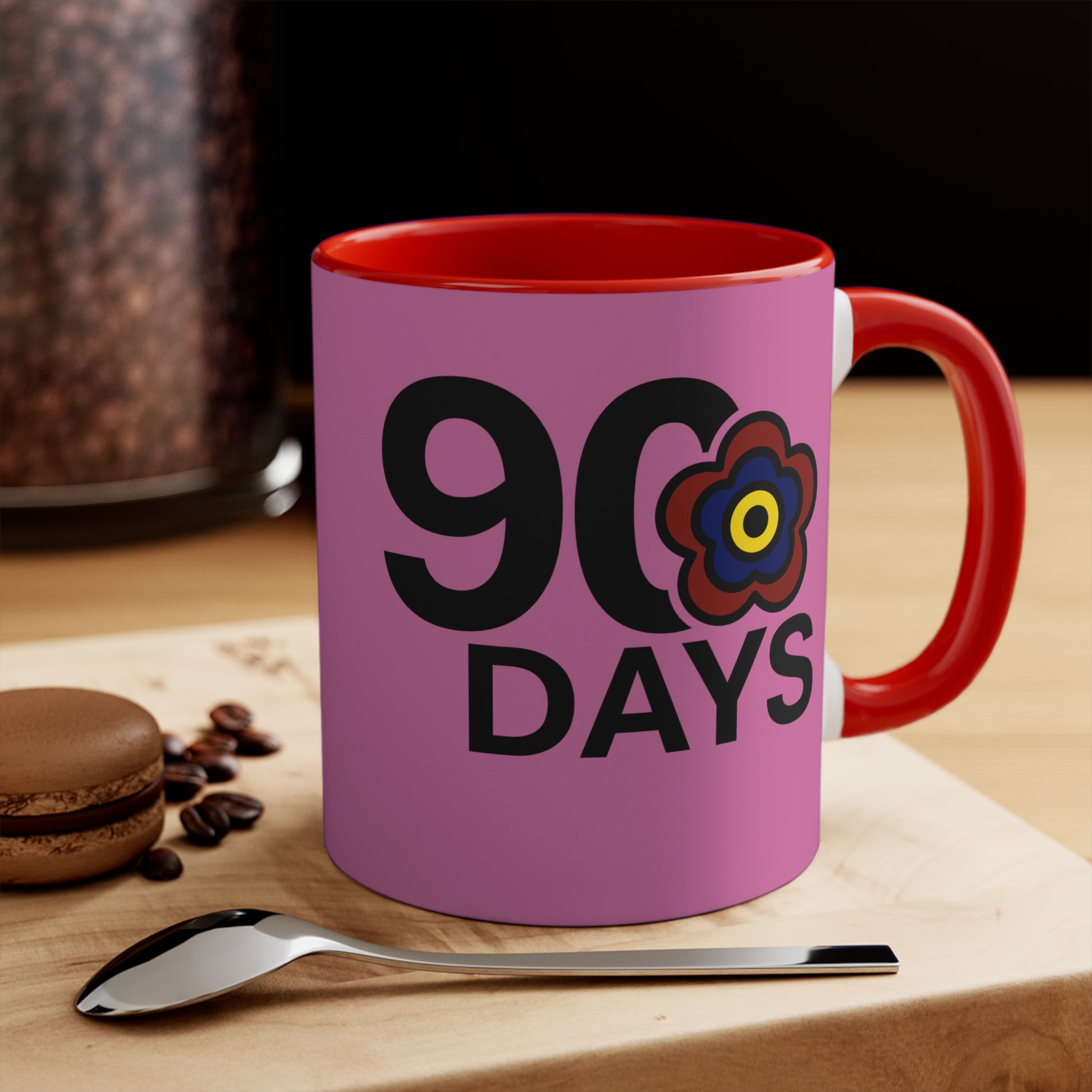 P🌺🌺P2Poppies 90 Days – Motivational Recovery Mug