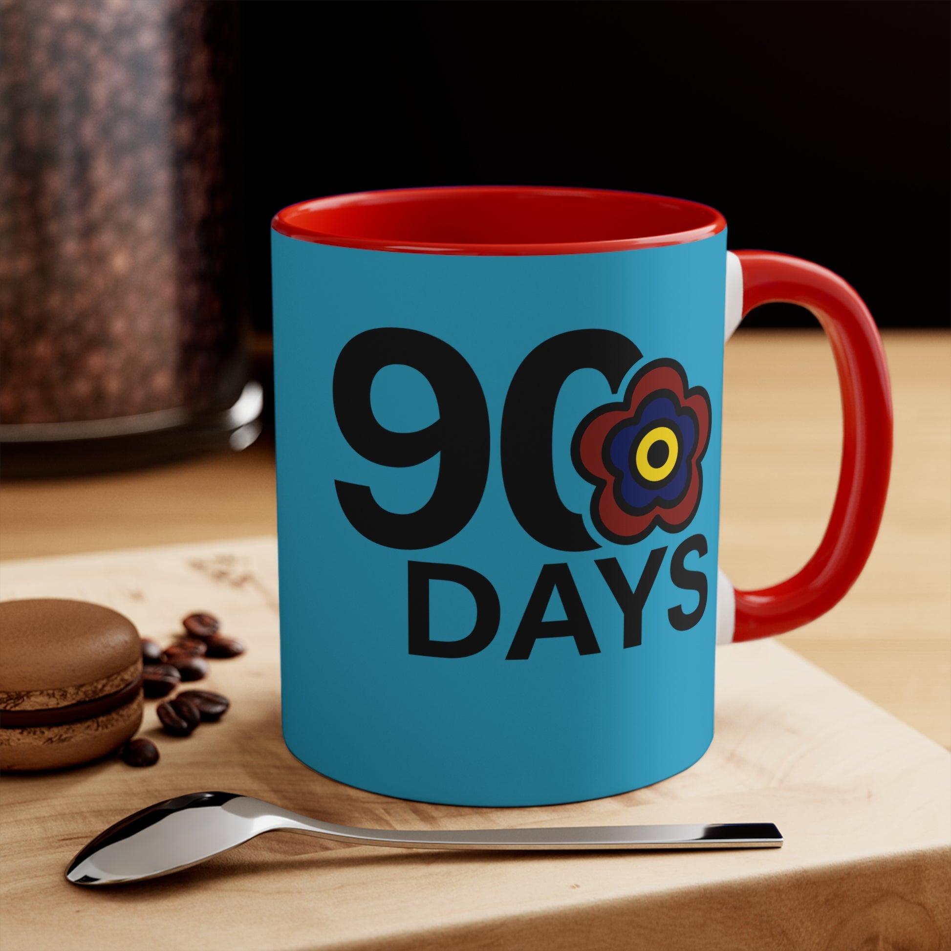 P🌺🌺P2Poppies 90 Days – Motivational Recovery Mug