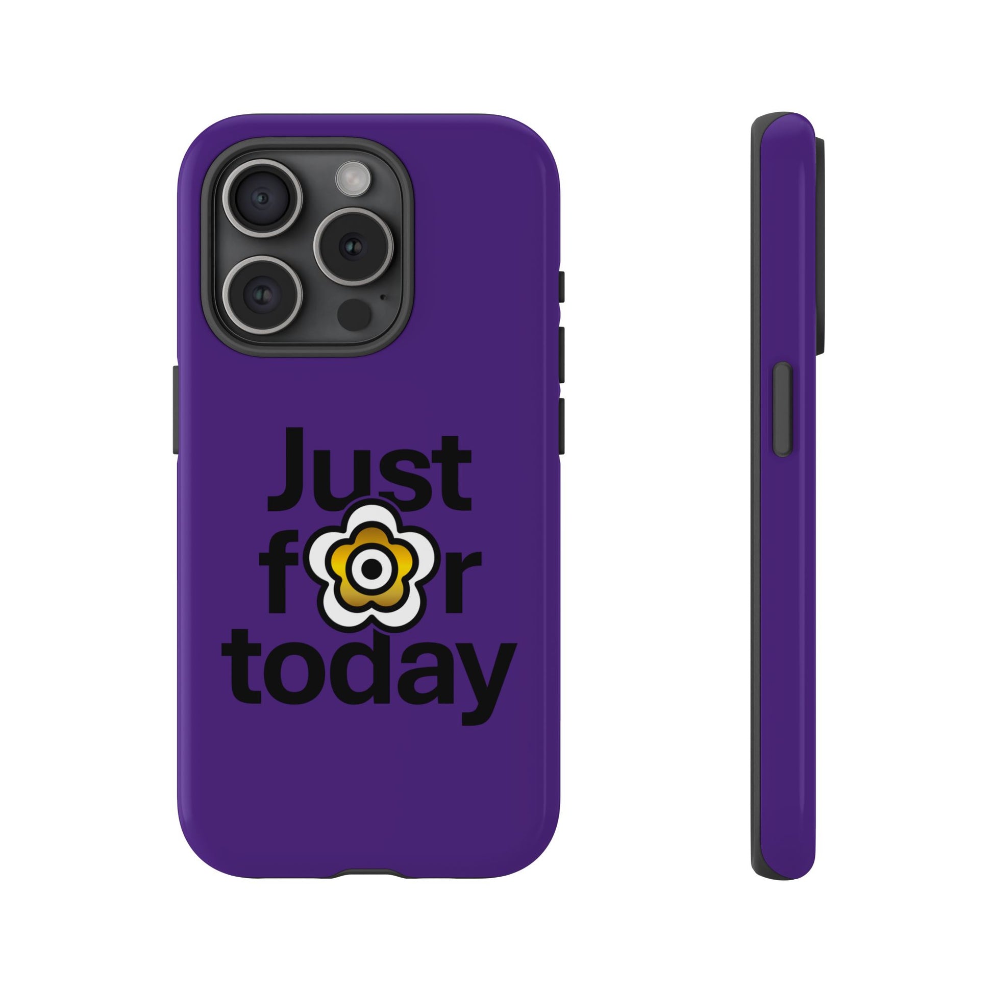 P🌺🌺P2Poppies Just for Today i-Phone Case – Inspirational Recovery Protection