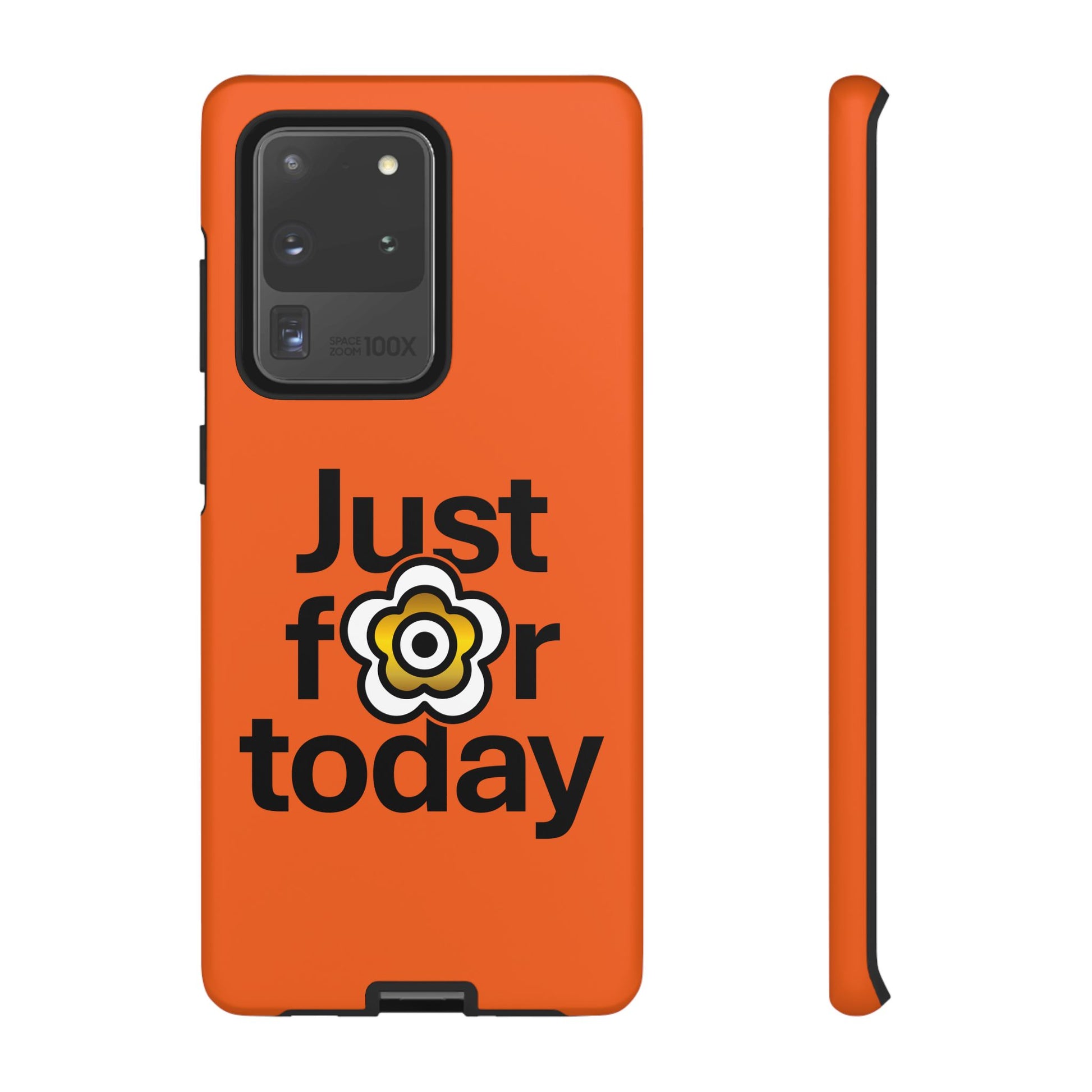 P🌺🌺P2Poppies Just for Today Samsung Phone Case – Inspirational Recovery Protection