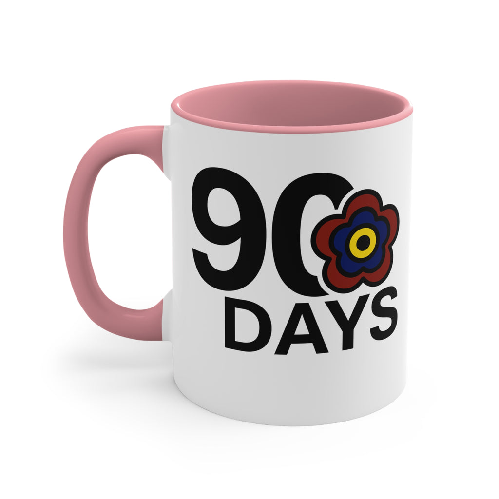 P🌺🌺P2Poppies 90 Days – Motivational Recovery Mug