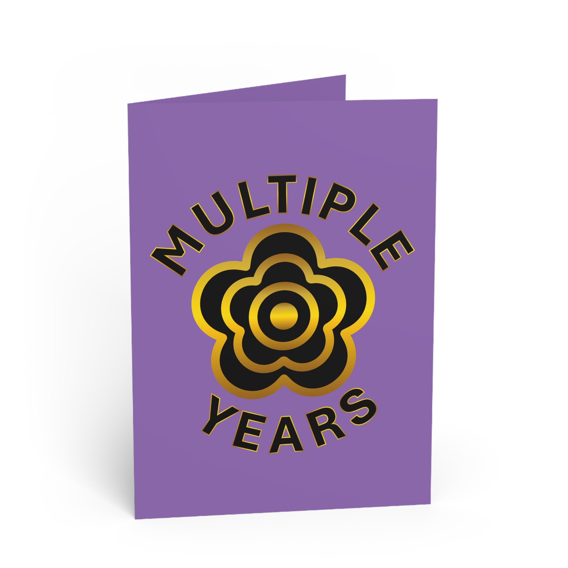 P🌺🌺P2Poppies Multiple Years Milestone Greeting Card