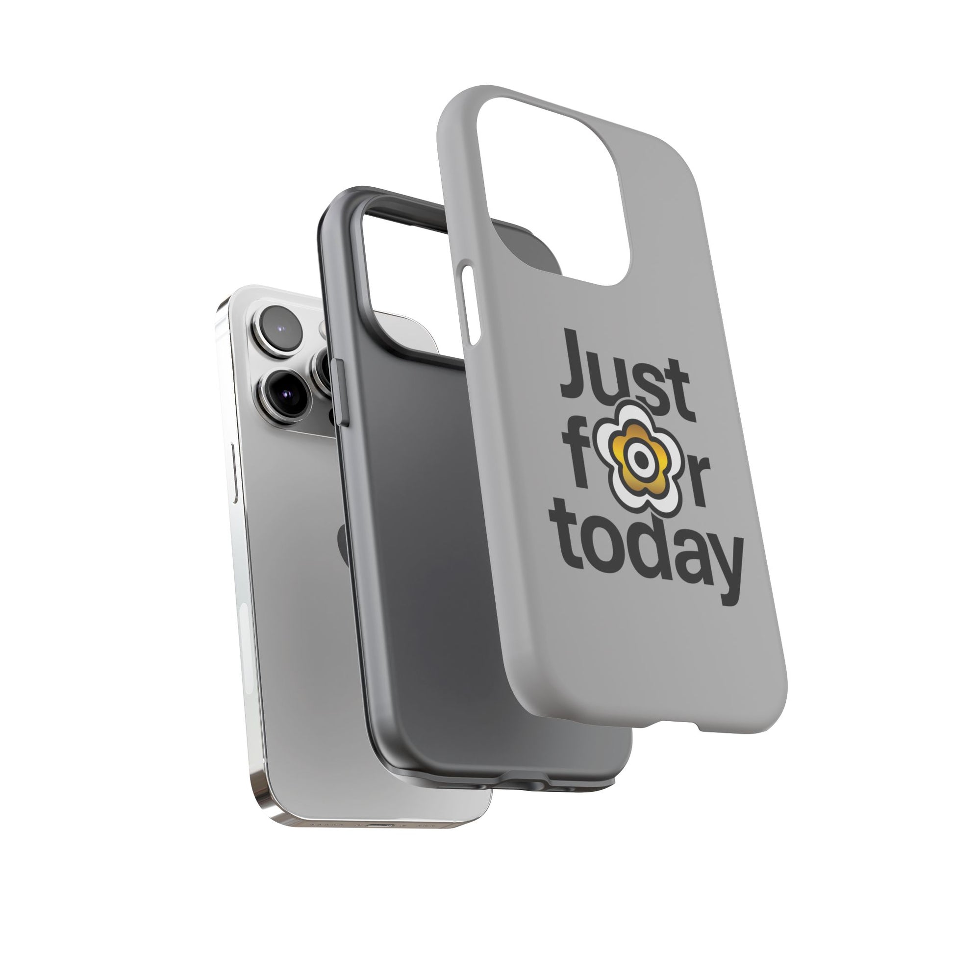 P🌺🌺P2Poppies Just for Today i-Phone Case – Inspirational Recovery Protection