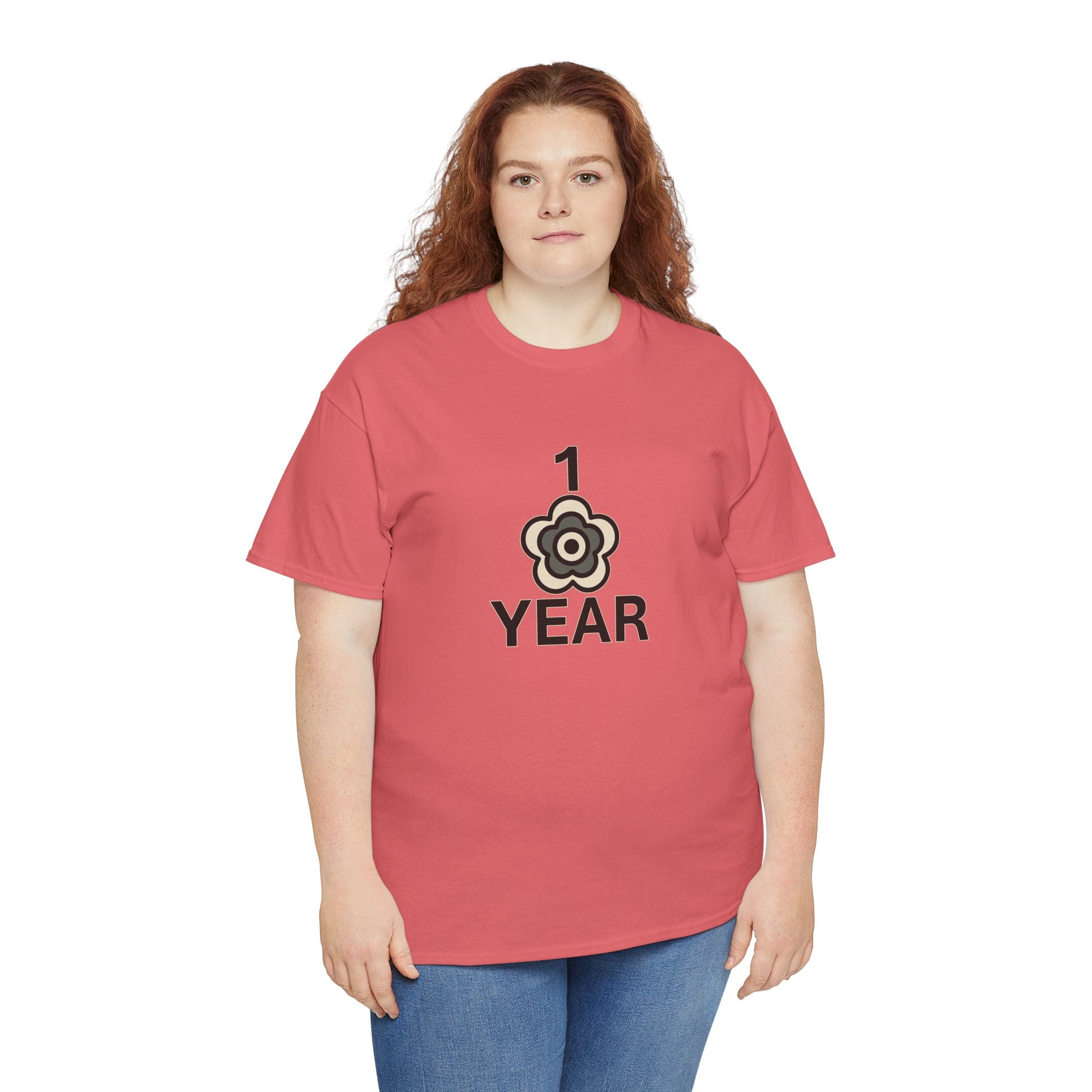 P🌺🌺P2Poppies 1 Year Sober – Motivational Recovery T-Shirt