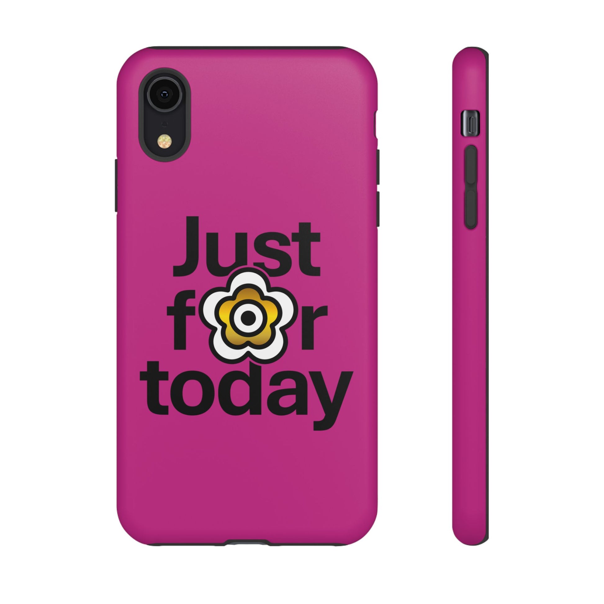 P🌺🌺P2Poppies Just for Today i-Phone Case – Inspirational Recovery Protection