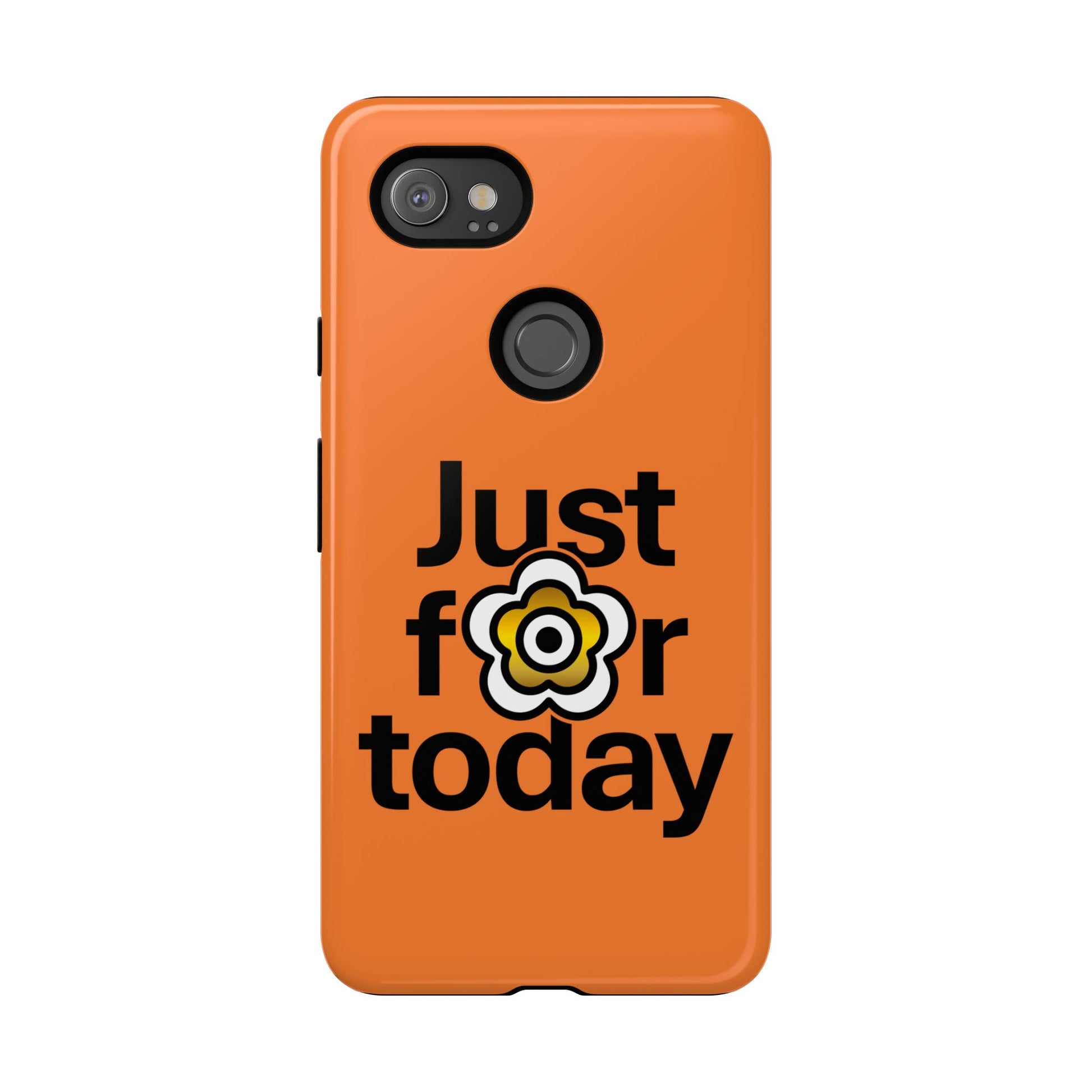 P🌺🌺P2Poppies Just for Today Google Phone Case – Inspirational Recovery Protection