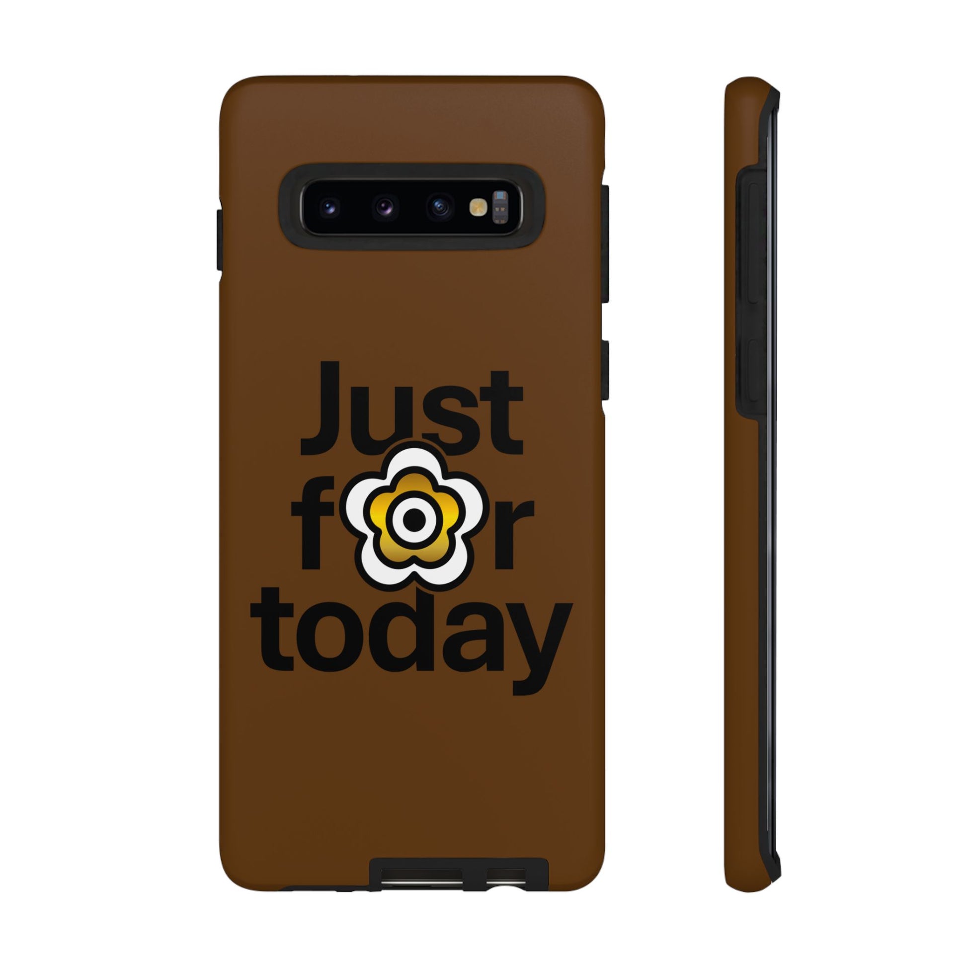 P🌺🌺P2Poppies Just for Today Samsung Phone Case – Inspirational Recovery Protection