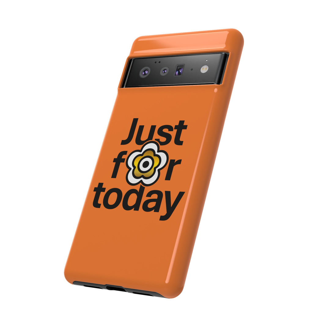 P🌺🌺P2Poppies Just for Today Google Phone Case – Inspirational Recovery Protection