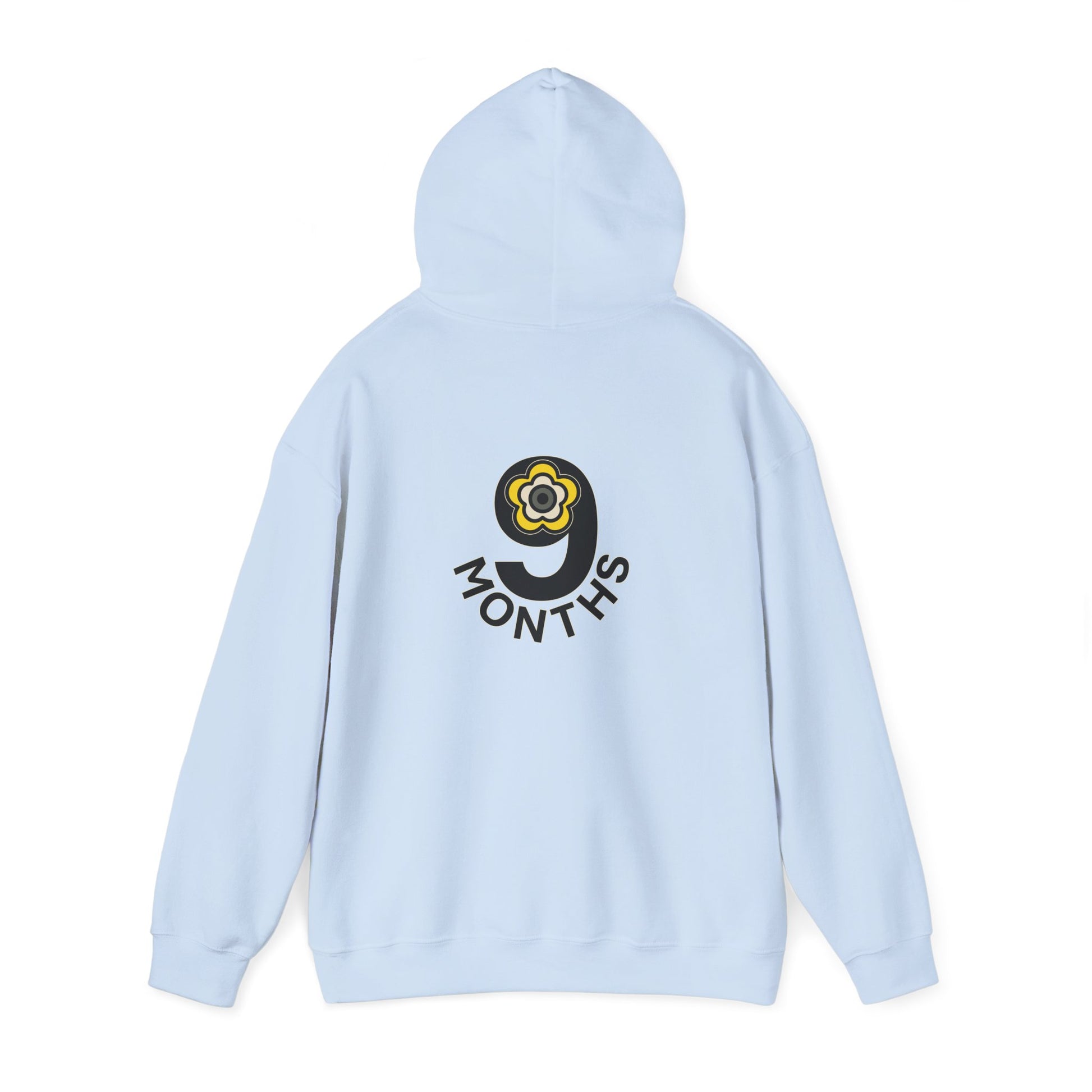 P🌺🌺P2Poppies 9 Months Sober Hoodie – Recovery Milestone Sweatshirt