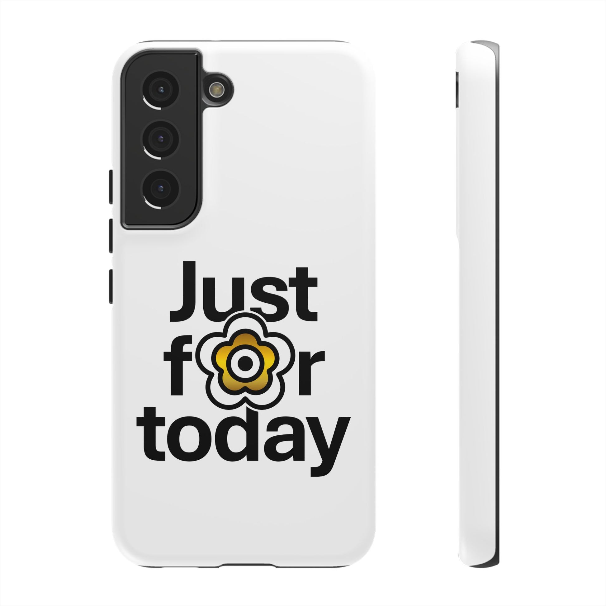 P🌺🌺P2Poppies Just for Today Samsung Phone Case – Inspirational Recovery Protection