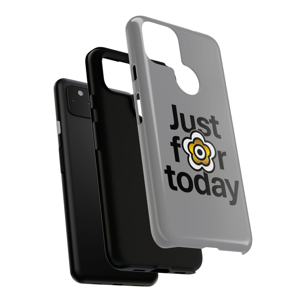 P🌺🌺P2Poppies Just for Today Google Phone Case – Inspirational Recovery Protection