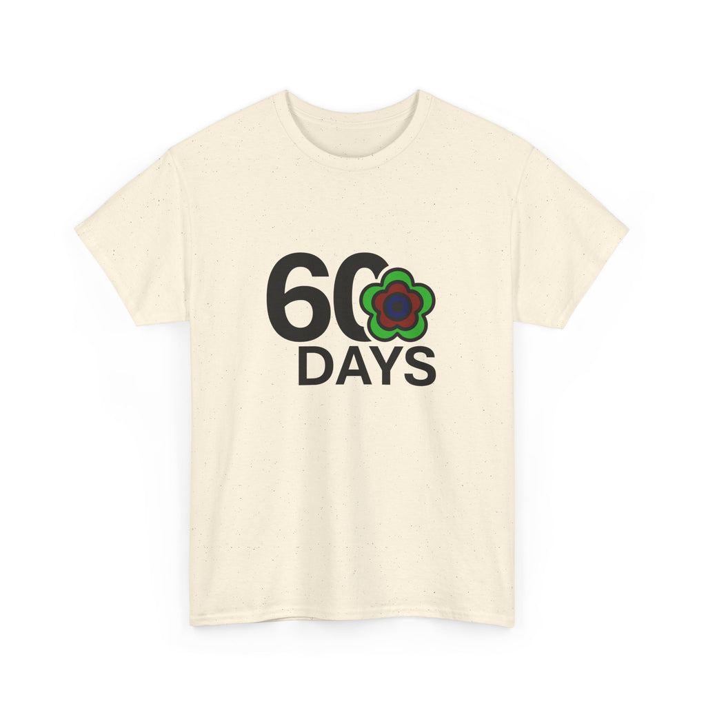 P🌺🌺P2Poppies 60 Days Sober – Motivational Recovery T-Shirt