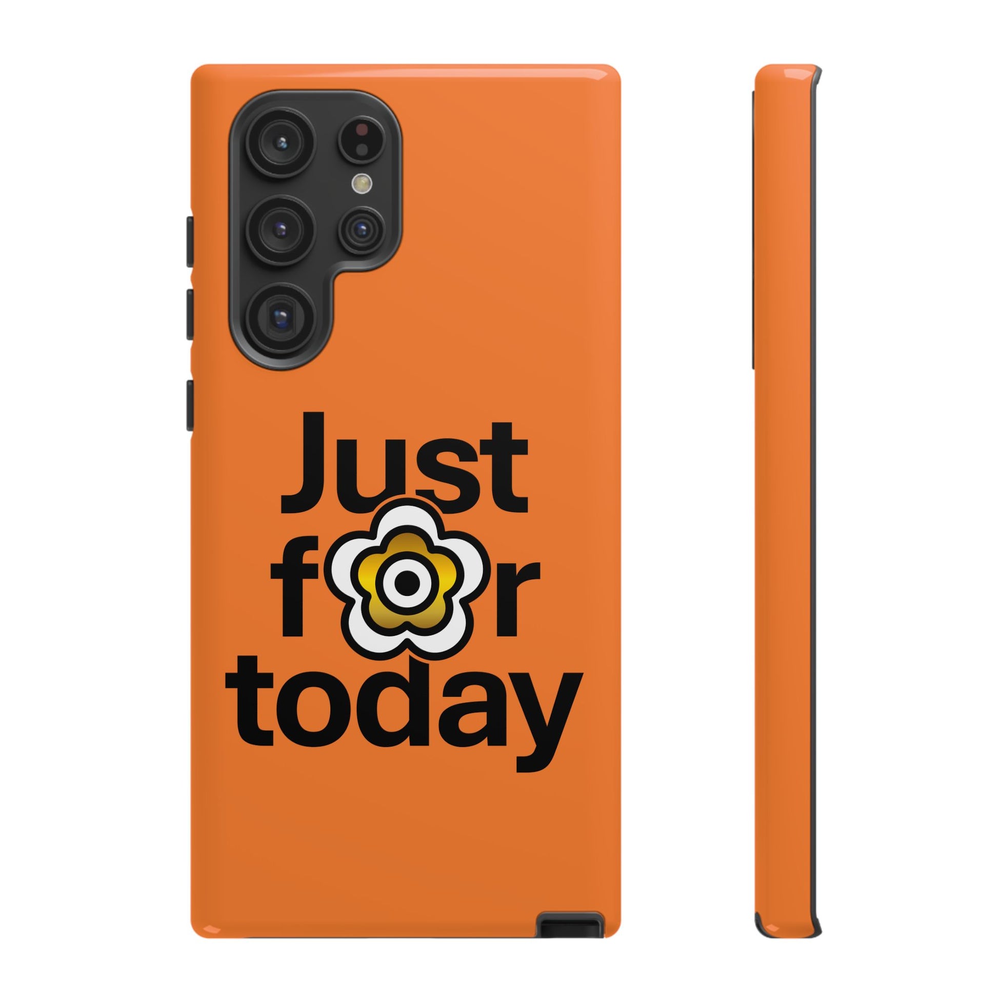 P🌺🌺P2Poppies Just for Today Samsung Phone Case – Inspirational Recovery Protection