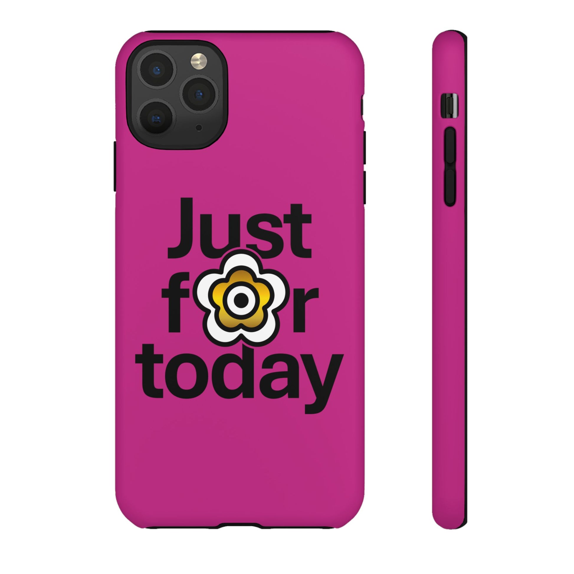 P🌺🌺P2Poppies Just for Today i-Phone Case – Inspirational Recovery Protection