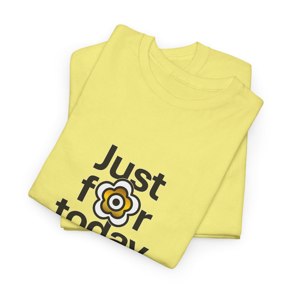 P🌺🌺P2Poppies Just for Today – Motivational Recovery T-Shirt