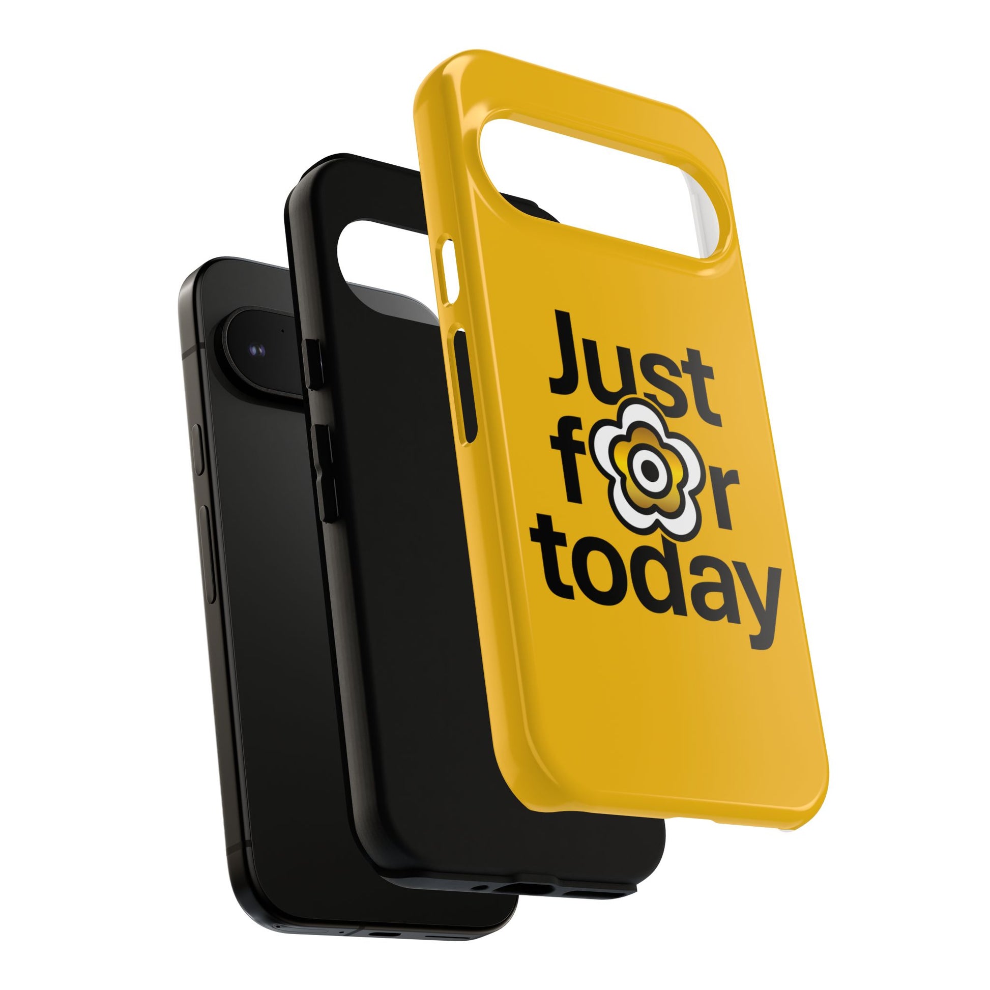 P🌺🌺P2Poppies Just for Today Google Phone Case – Inspirational Recovery Protection