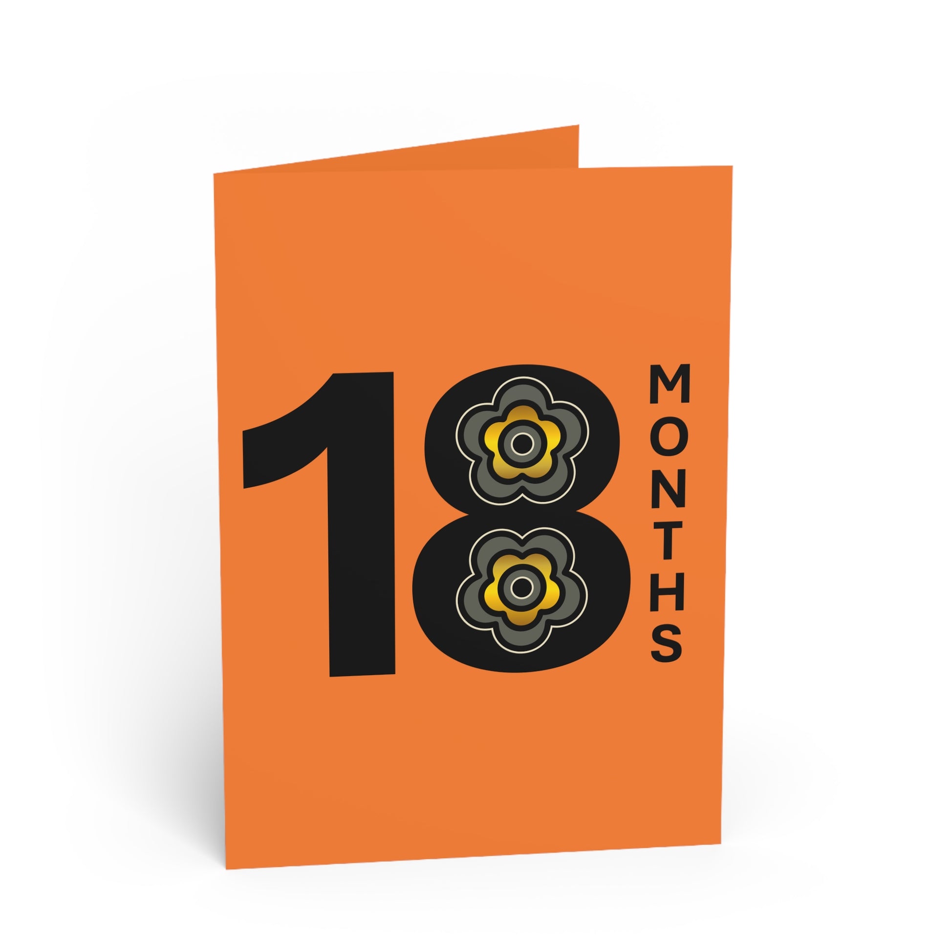 P🌺🌺P2Poppies 18 Months Milestone Greeting Card