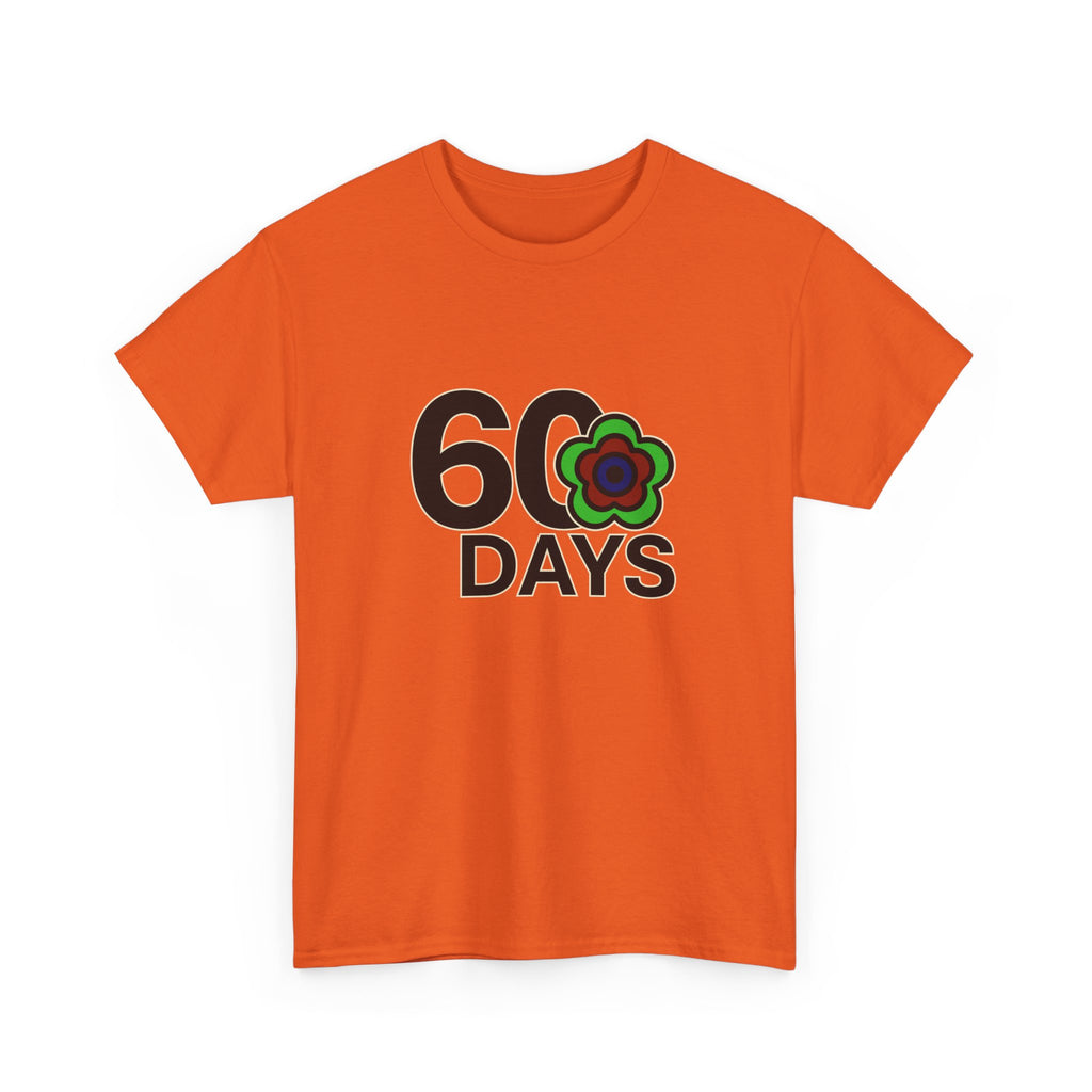 P🌺🌺P2Poppies 60 Days Sober – Motivational Recovery T-Shirt