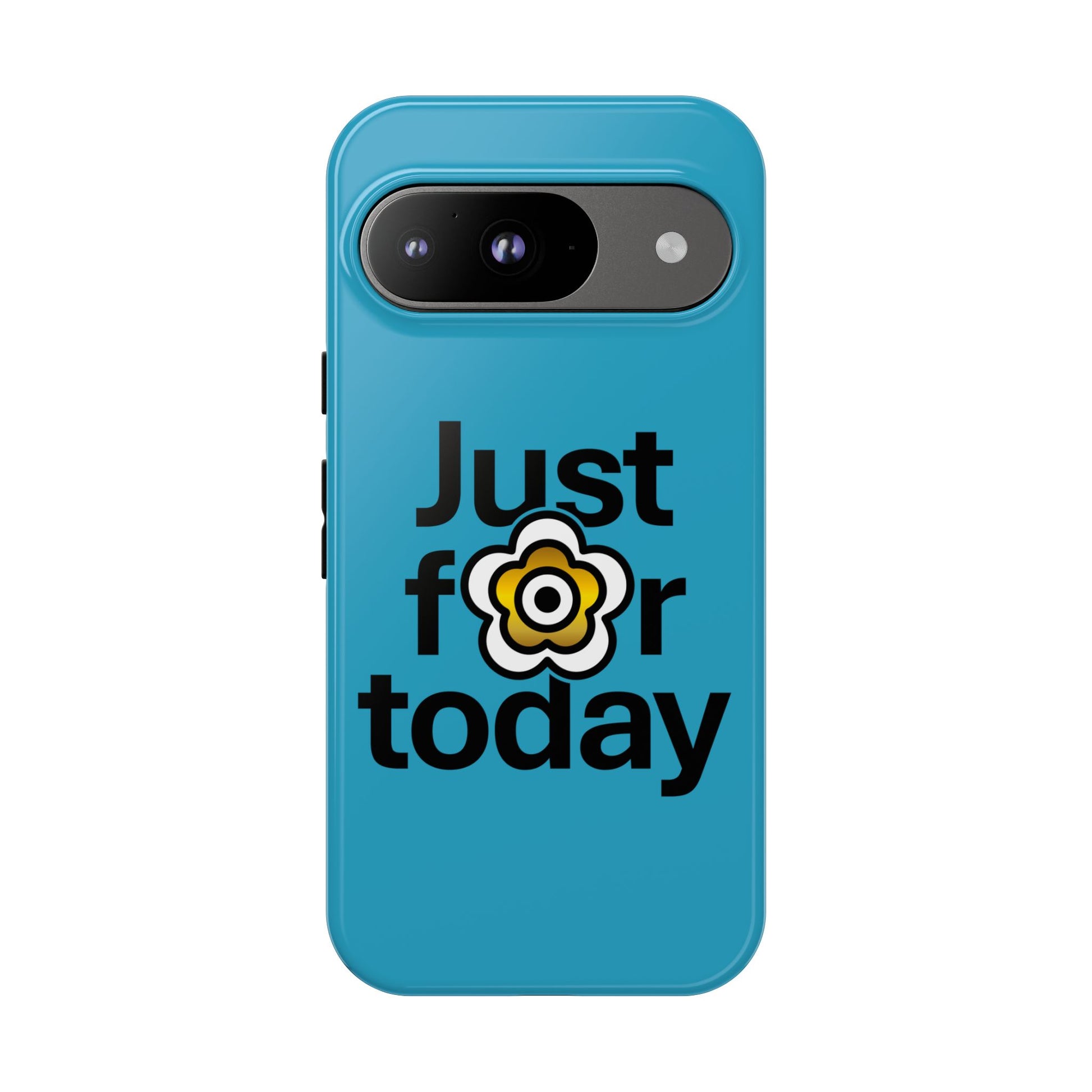 P🌺🌺P2Poppies Just for Today Google Phone Case – Inspirational Recovery Protection