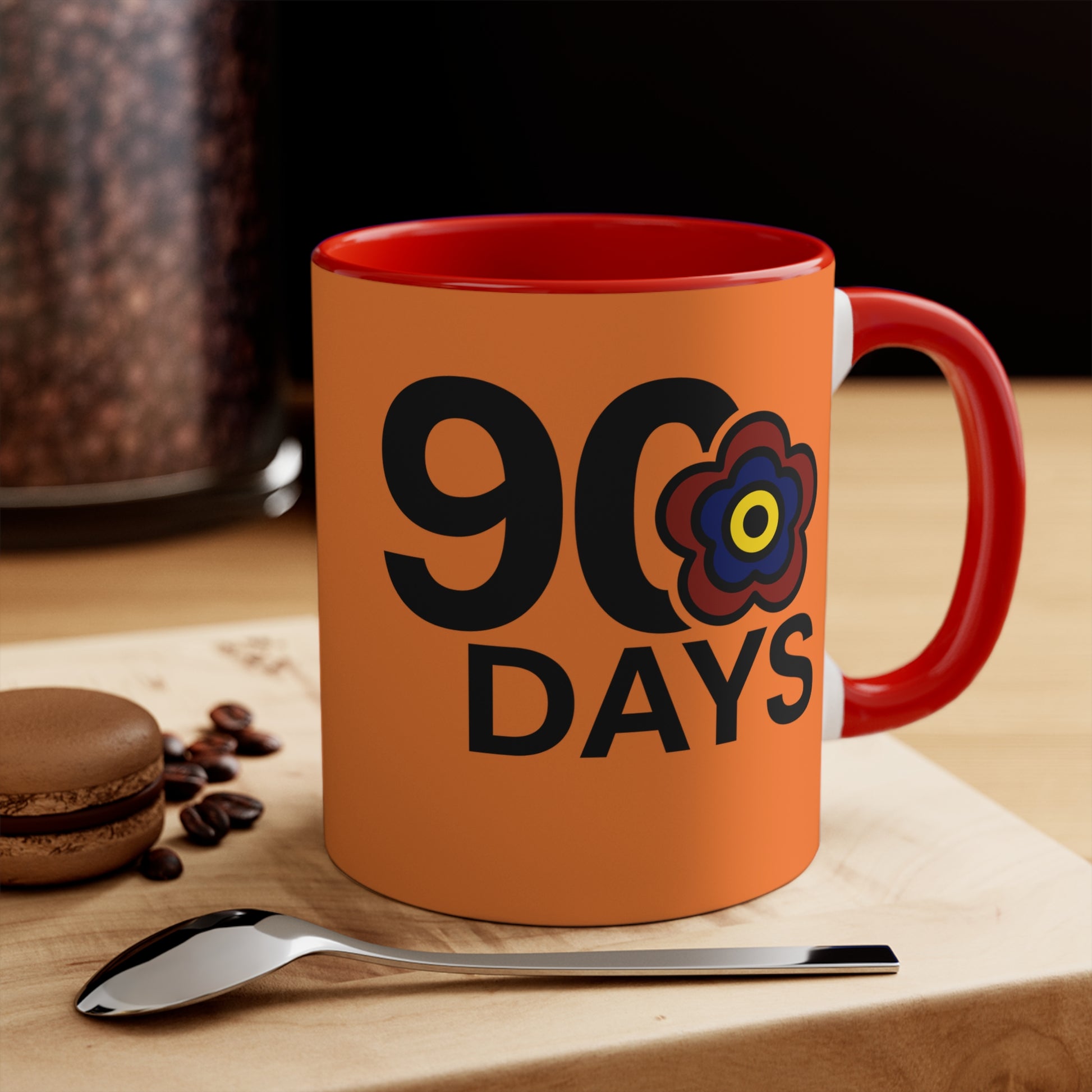 P🌺🌺P2Poppies 90 Days – Motivational Recovery Mug