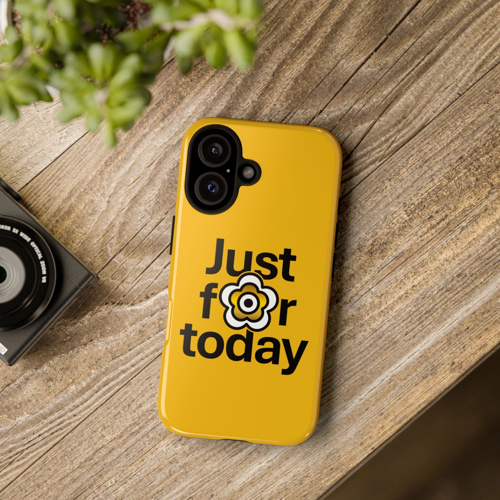 P🌺🌺P2Poppies Just for Today i-Phone Case – Inspirational Recovery Protection