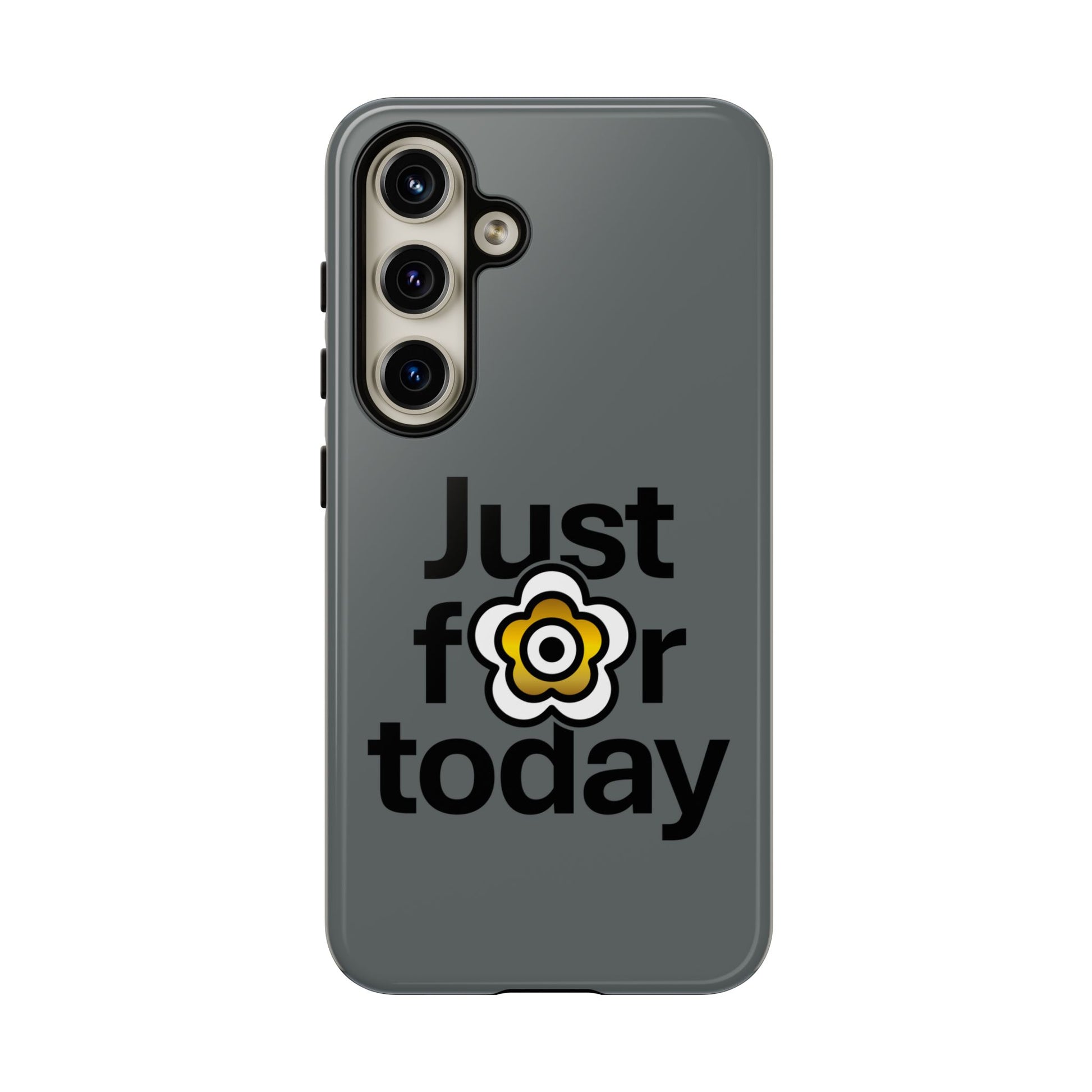 P🌺🌺P2Poppies Just for Today Samsung Phone Case – Inspirational Recovery Protection