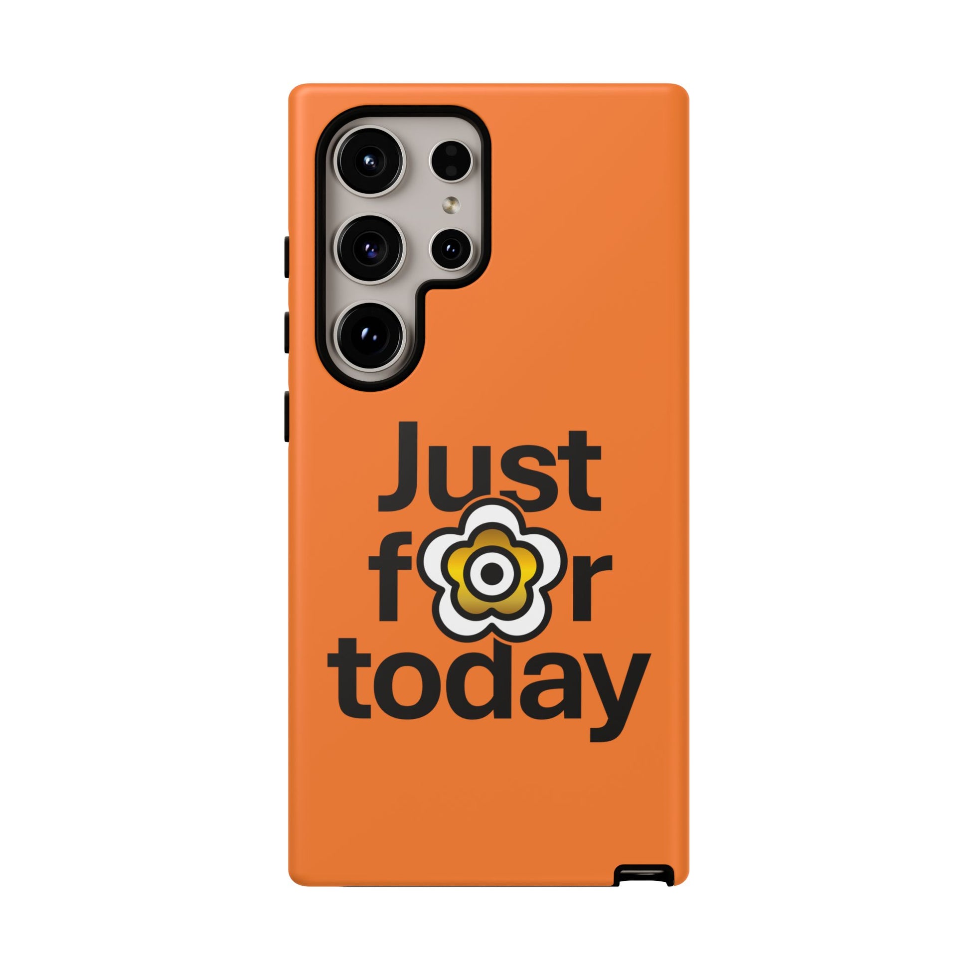 P🌺🌺P2Poppies Just for Today Samsung Phone Case – Inspirational Recovery Protection