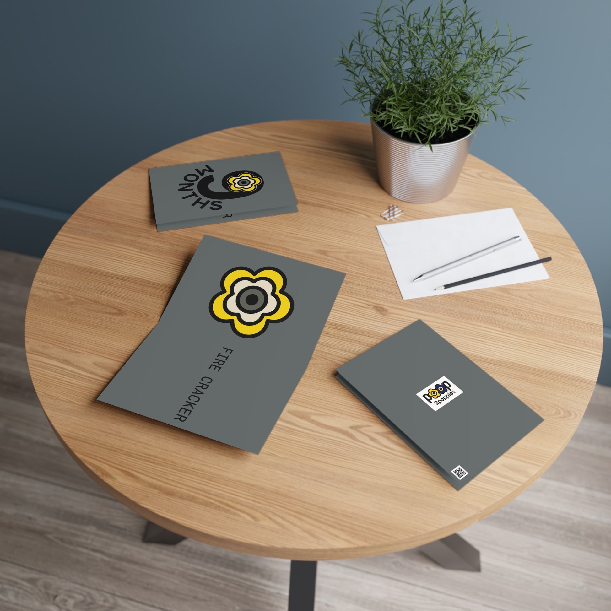 P🌺🌺P2Poppies 9 Months Milestone Greeting Card