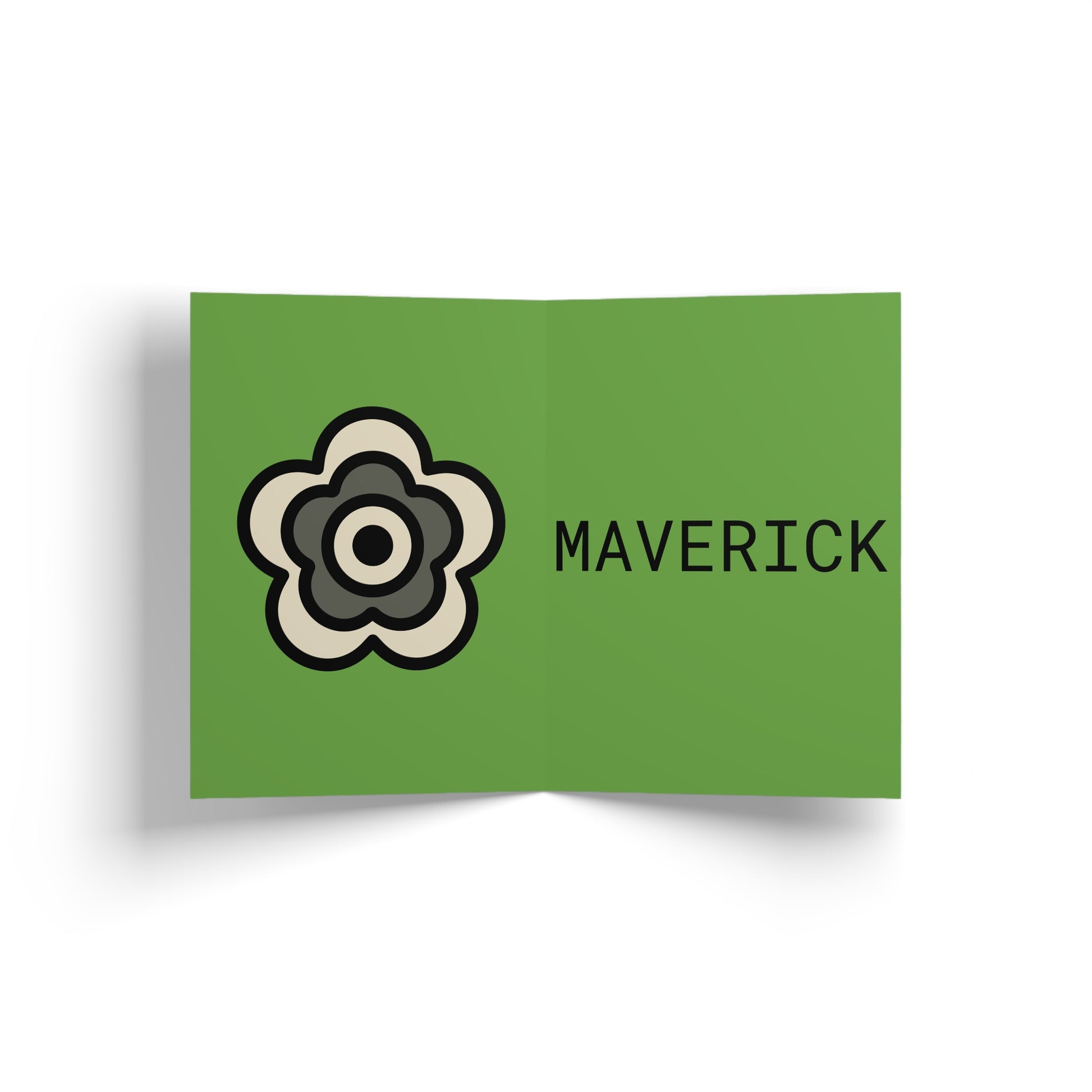 P🌺🌺P2Poppies 1 Year Milestone Greeting Card