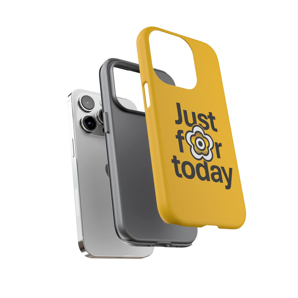 P🌺🌺P2Poppies Just for Today i-Phone Case – Inspirational Recovery Protection