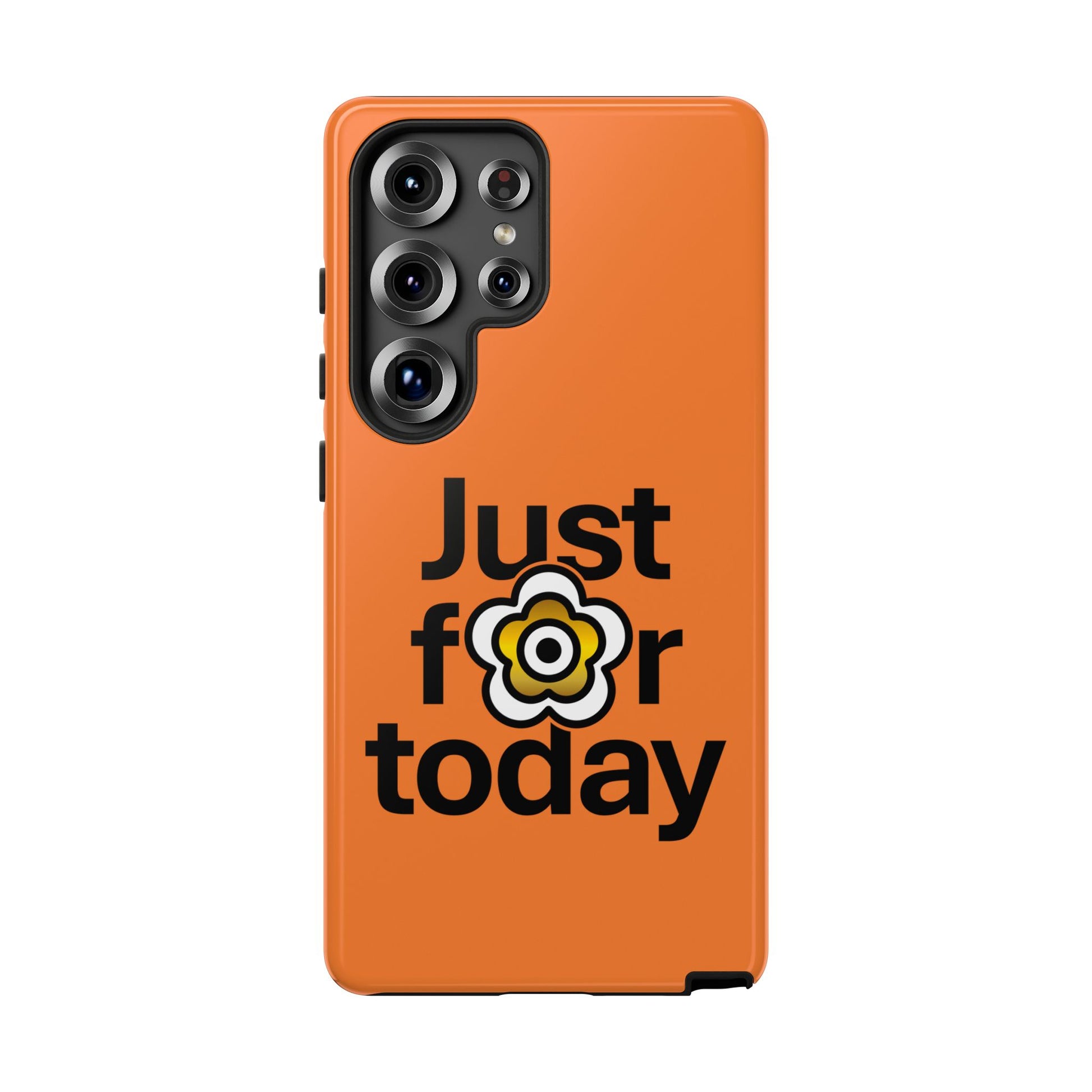 P🌺🌺P2Poppies Just for Today Samsung Phone Case – Inspirational Recovery Protection