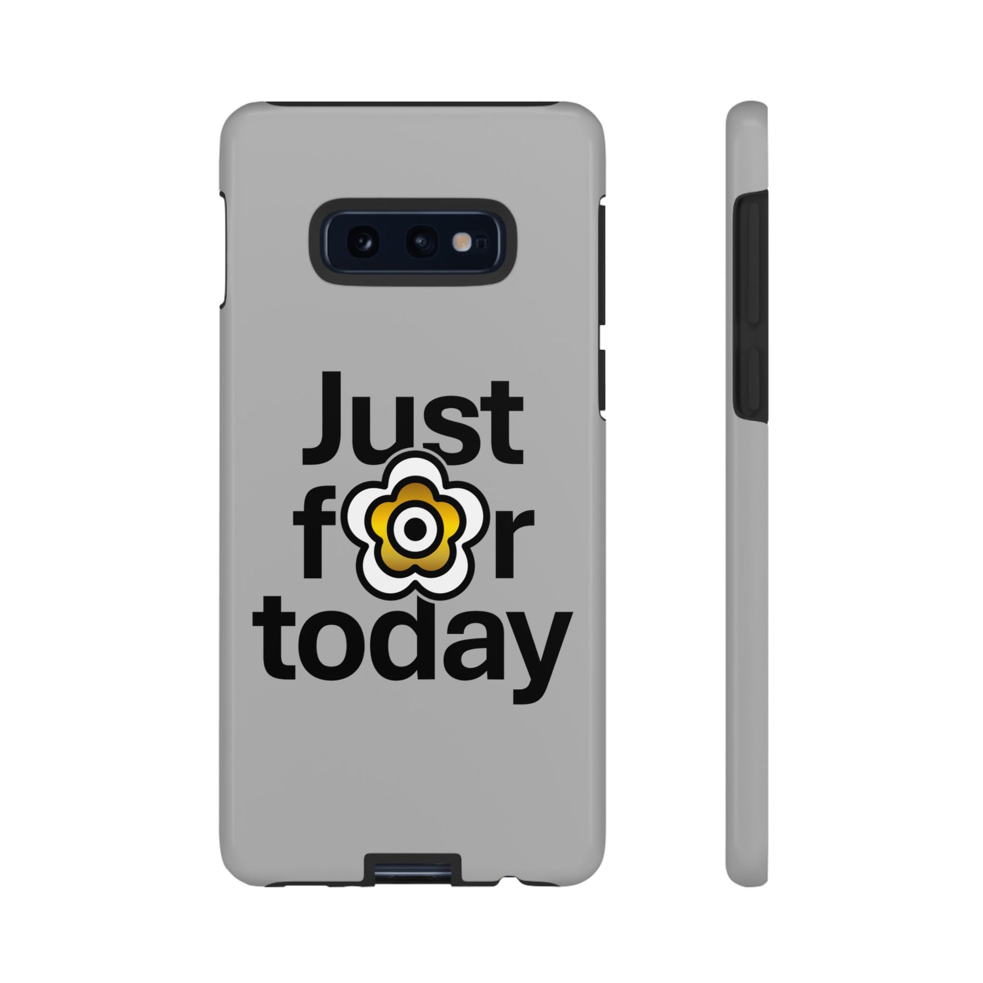 P🌺🌺P2Poppies Just for Today Samsung Phone Case – Inspirational Recovery Protection